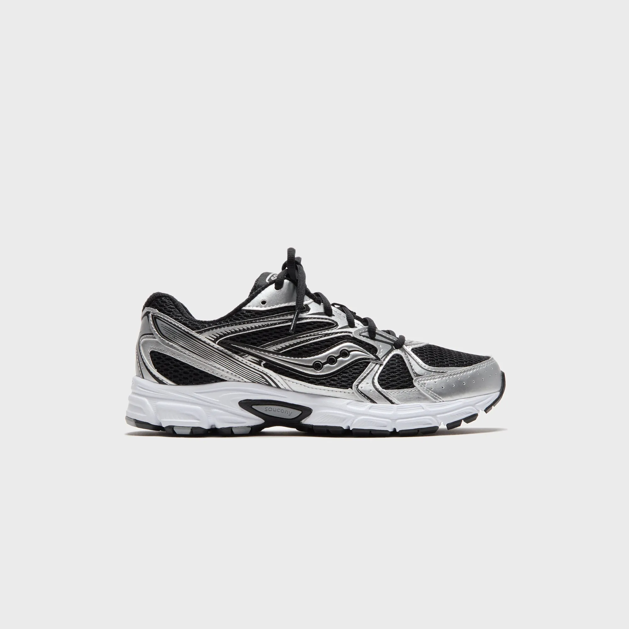 Comfortable Determined Flat Bottom Specification Saucony Ride Millennium - Black / Silver