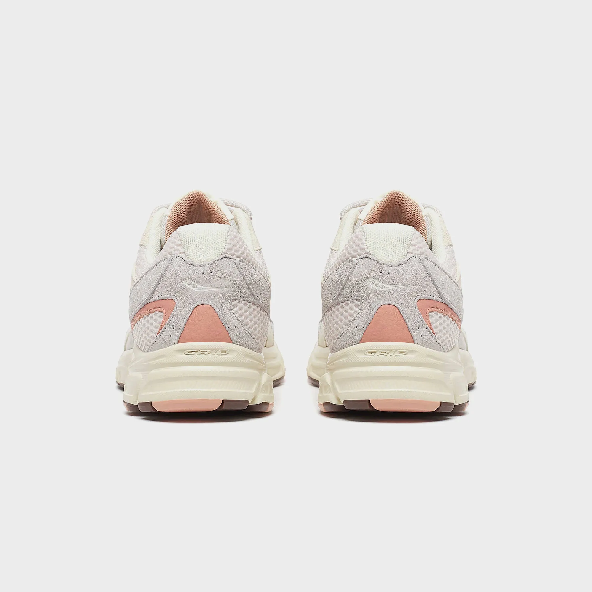 Durable Upper Style Saucony Ride Millennium - Dove / Sand