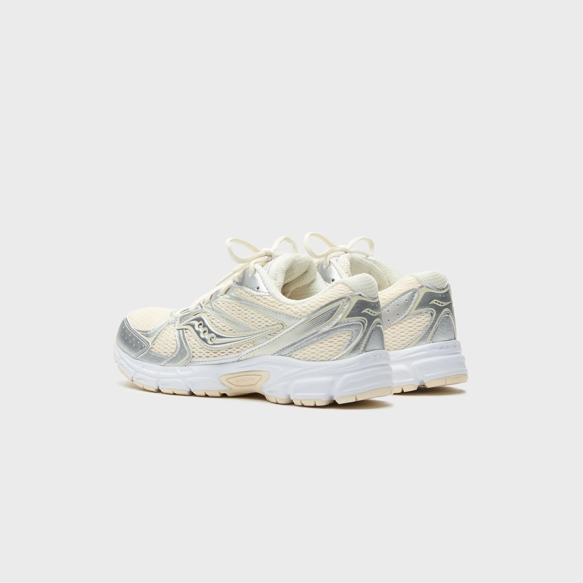 Saucony Wmns Ride Millennium - Cream / Silver Casual Look Easy Cleaning