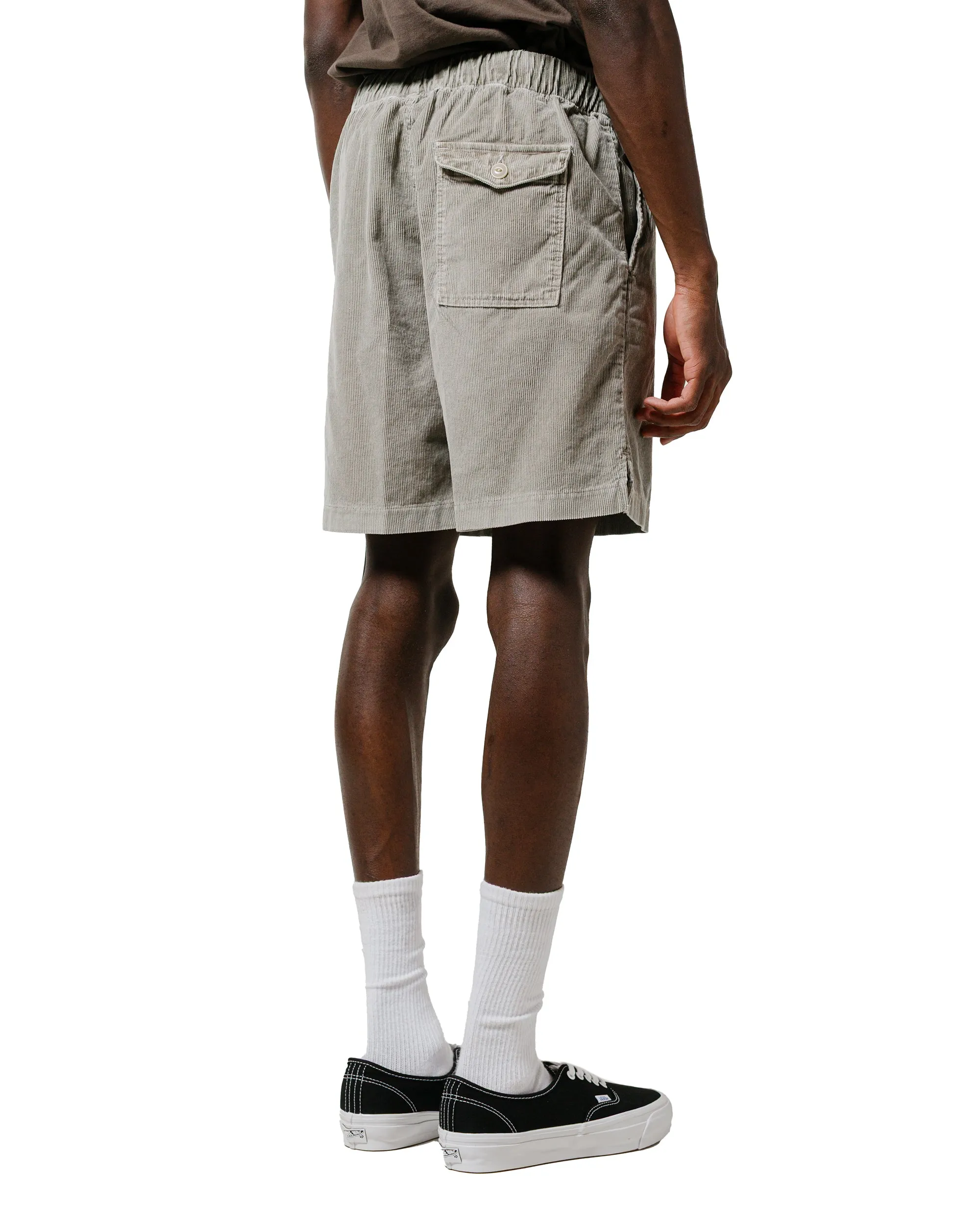Comfortable Running Tie-Up Save Khaki United Corduroy Easy Short Khaki