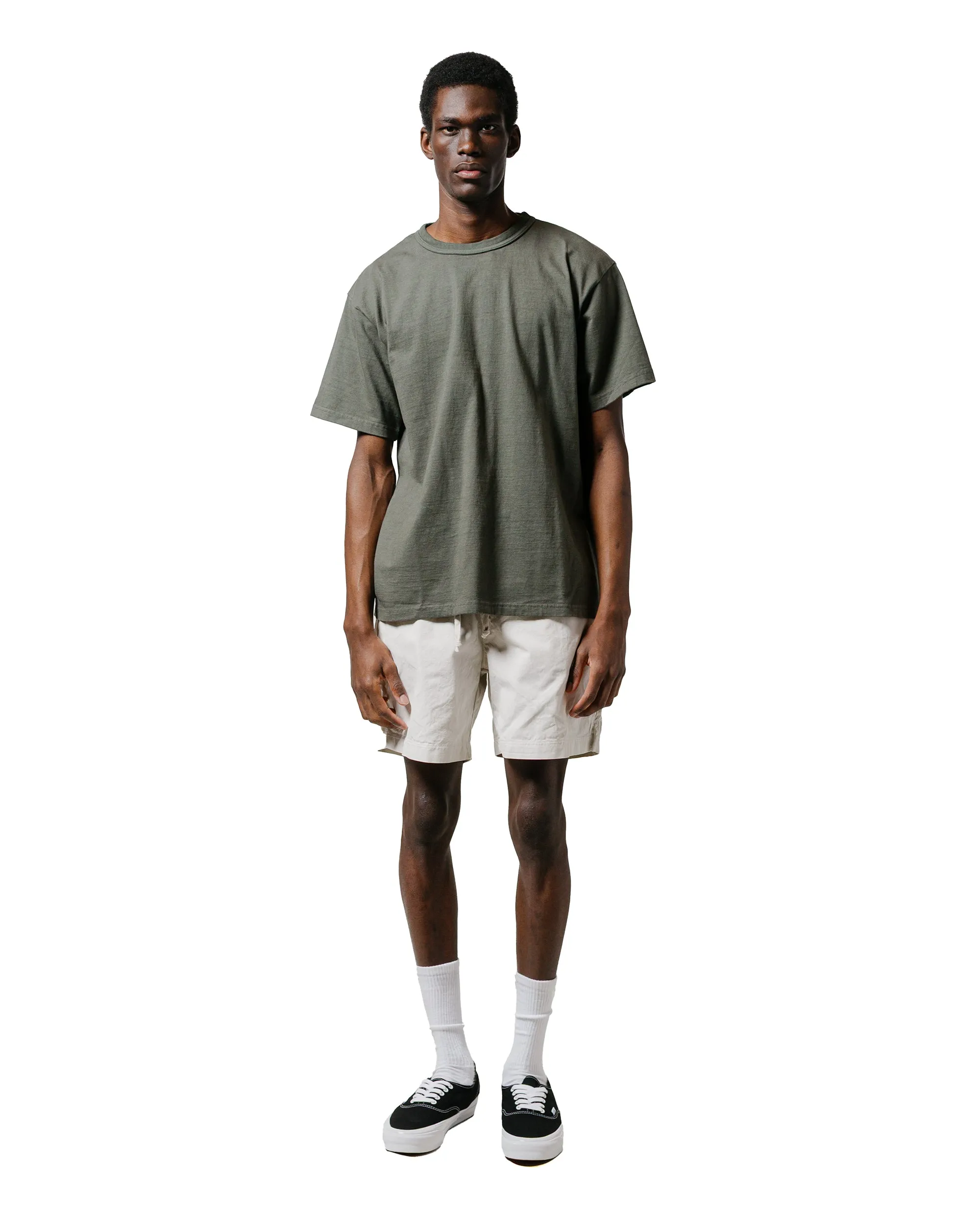 Slit Sleeve Save Khaki United Twill Easy Short Ash