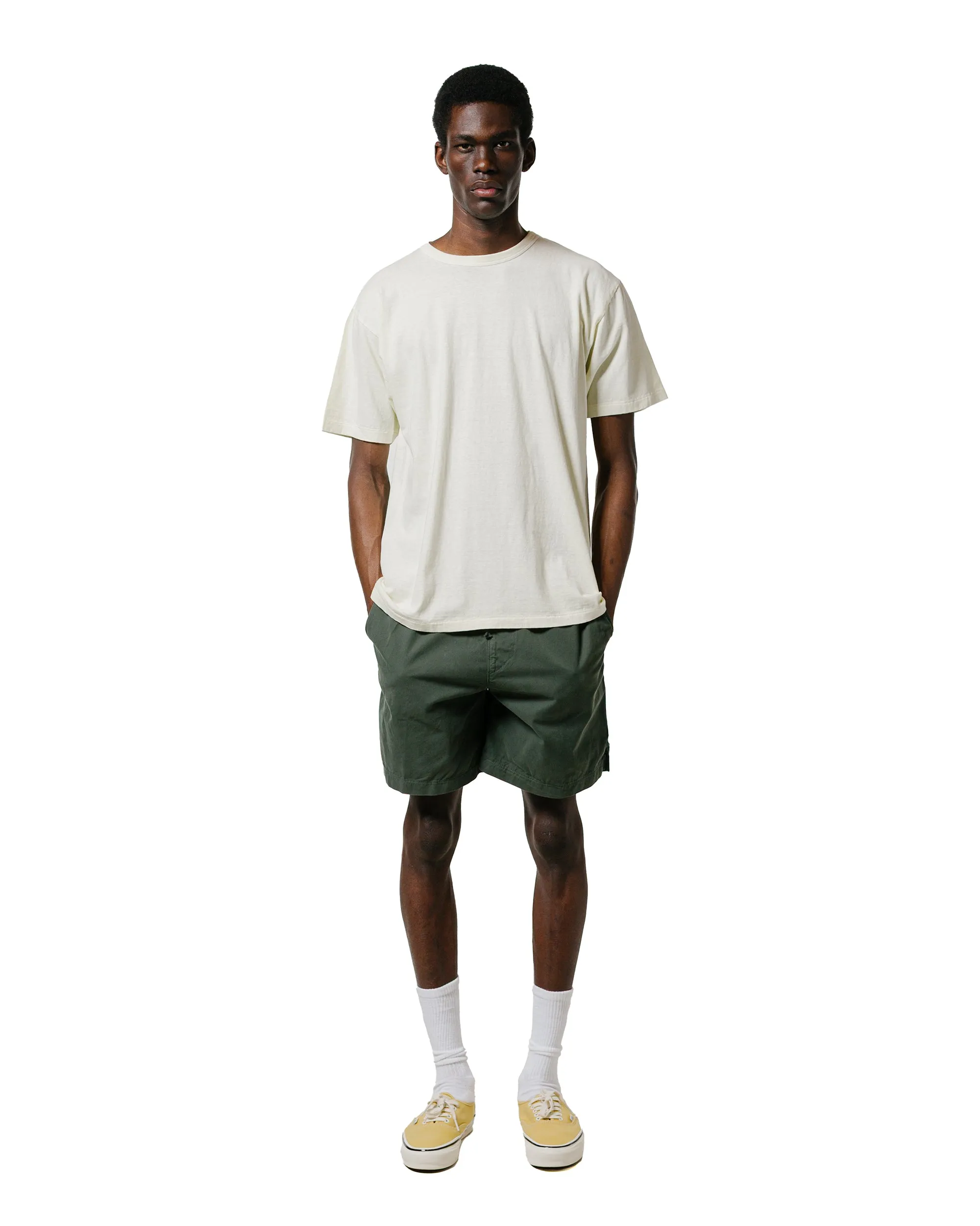 Burnished Feathers Save Khaki United Twill Easy Short Basil