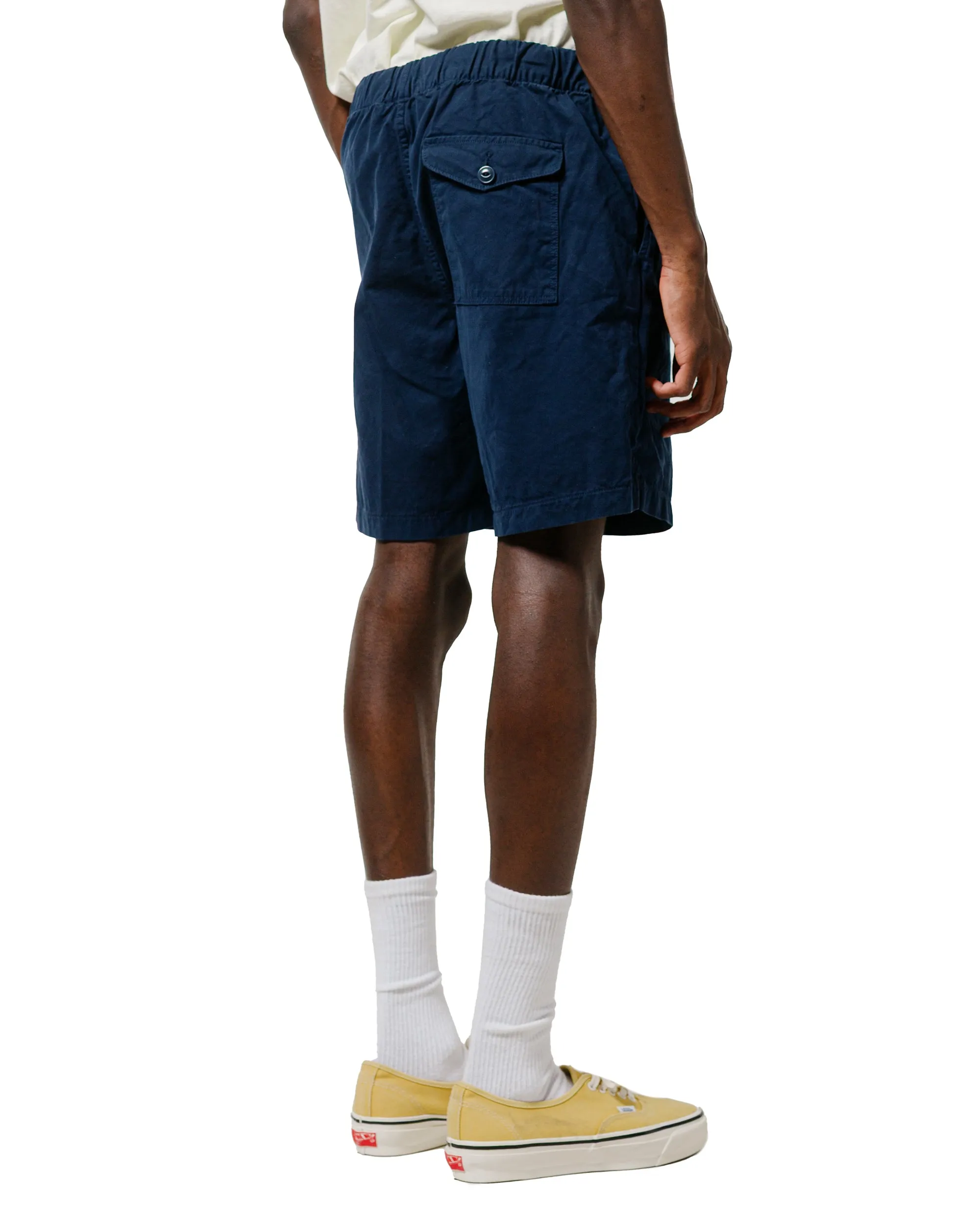 Comfortable Chiffon Worn Socks Save Khaki United Twill Easy Short Navy
