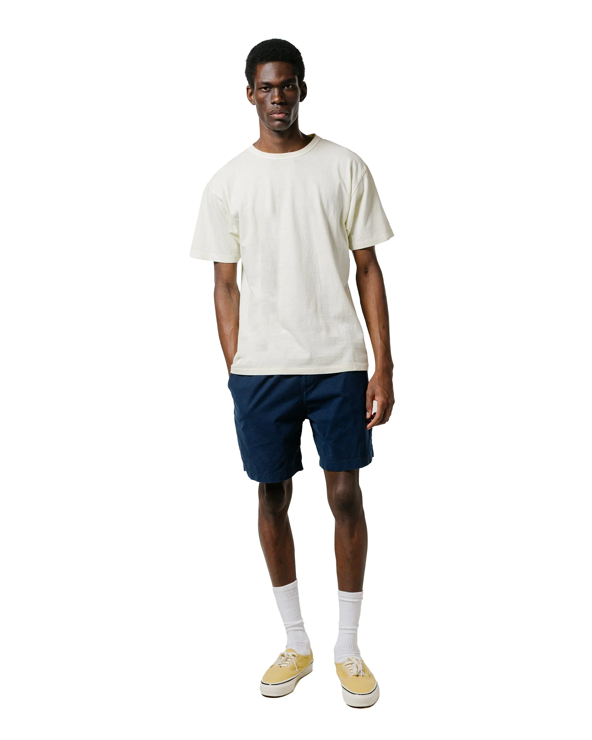 Anti - Allergic Buckle Belt Save Khaki United Twill Easy Short Navy