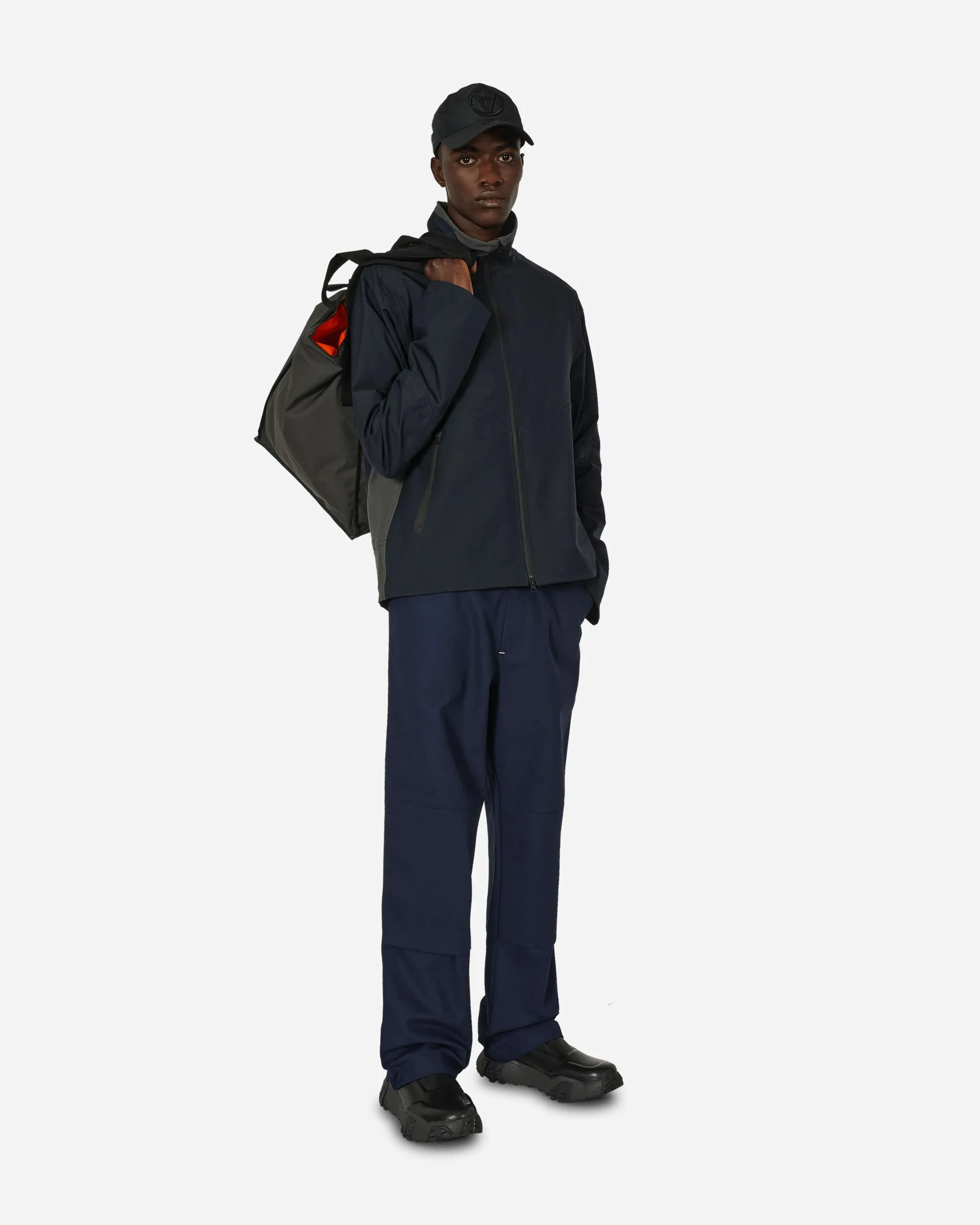 Replicated Klopman Pants Navy Suede Neck Easy-Careability Feature