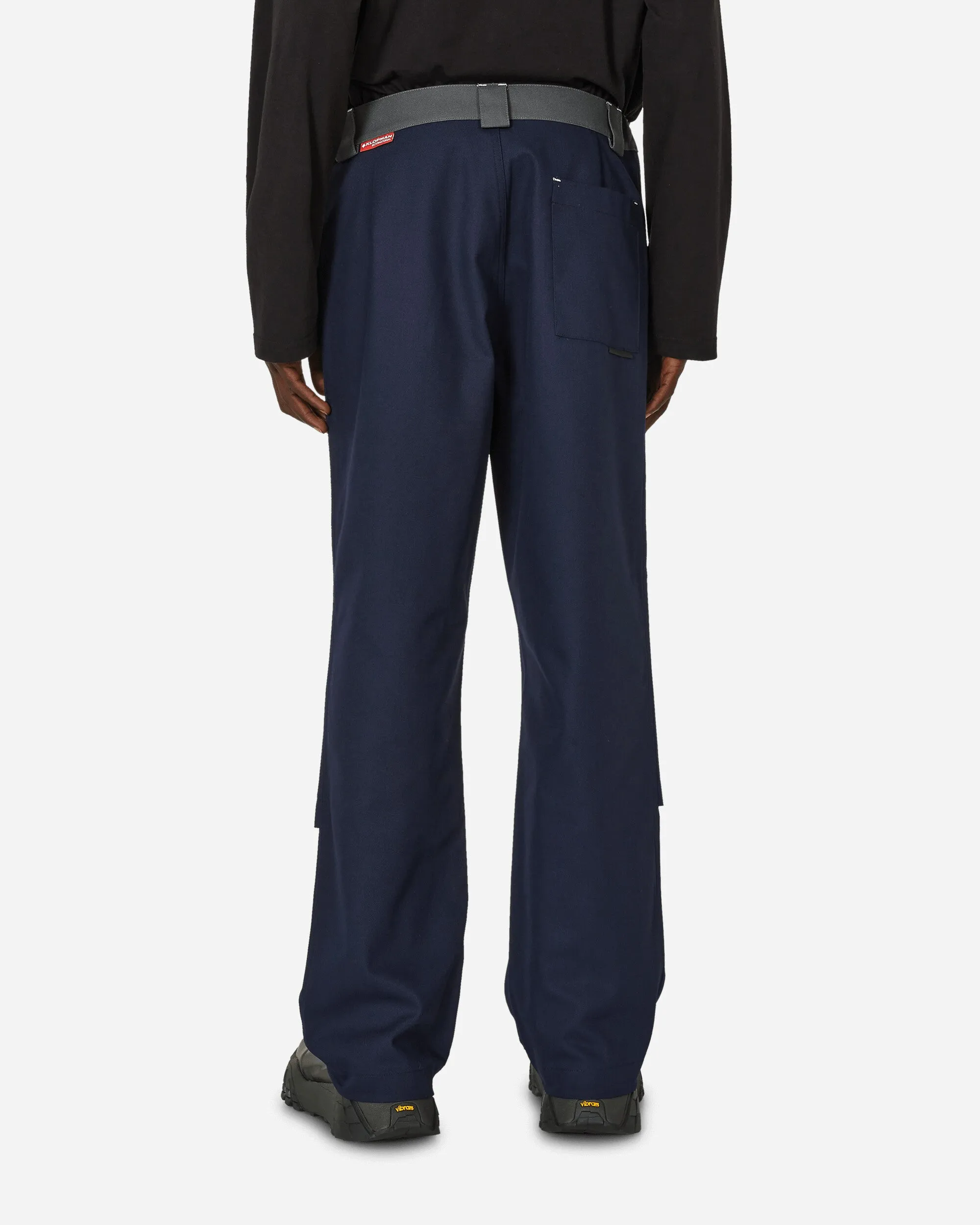 Replicated Klopman Pants Navy Anti - Wasp Accent Design