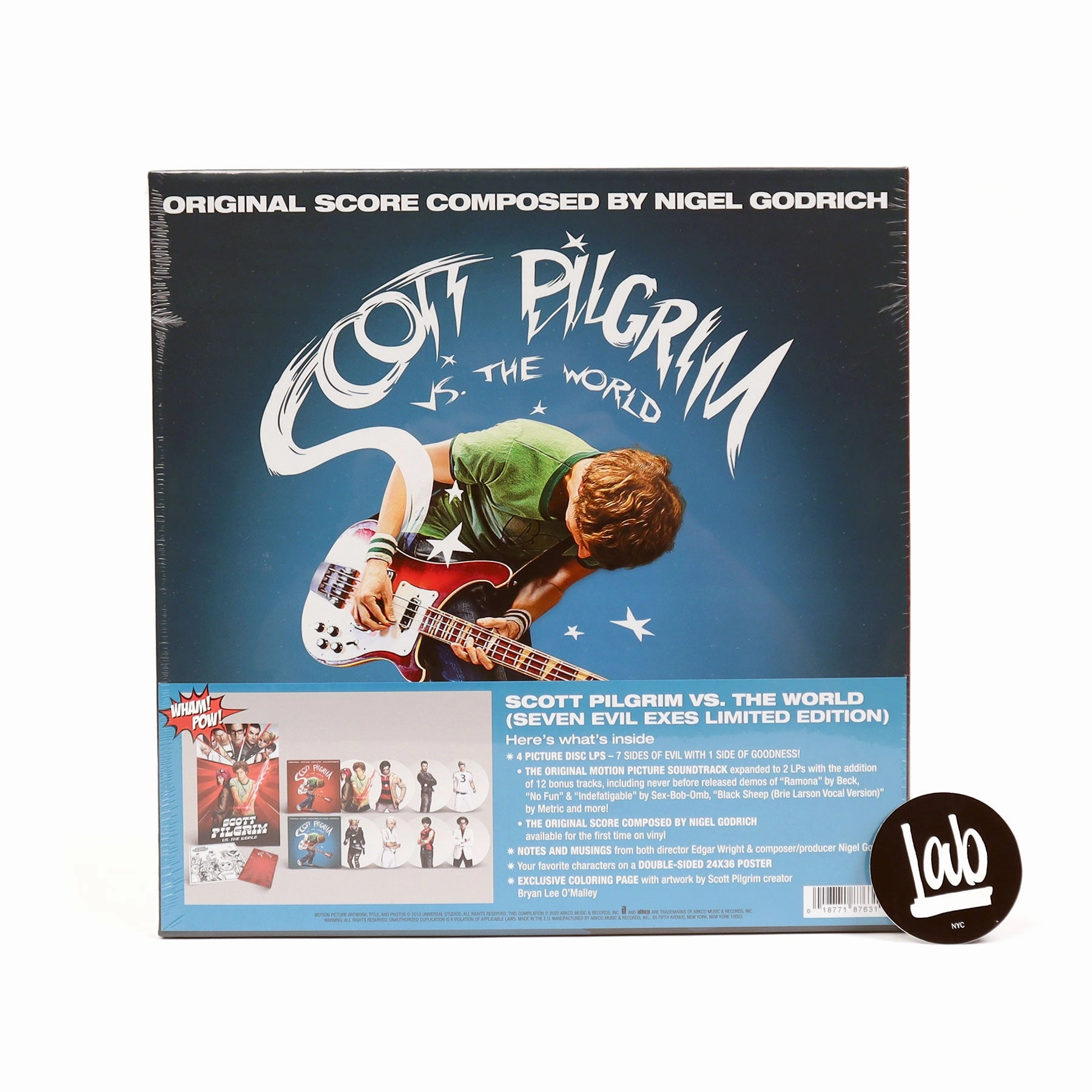 Scott Pilgrim vs. The World: Scott Pilgrim vs. The World Soundtrack - Deluxe 'Seven Evil Exes' Edition (Pic Disc) Vinyl 4LP Boxset