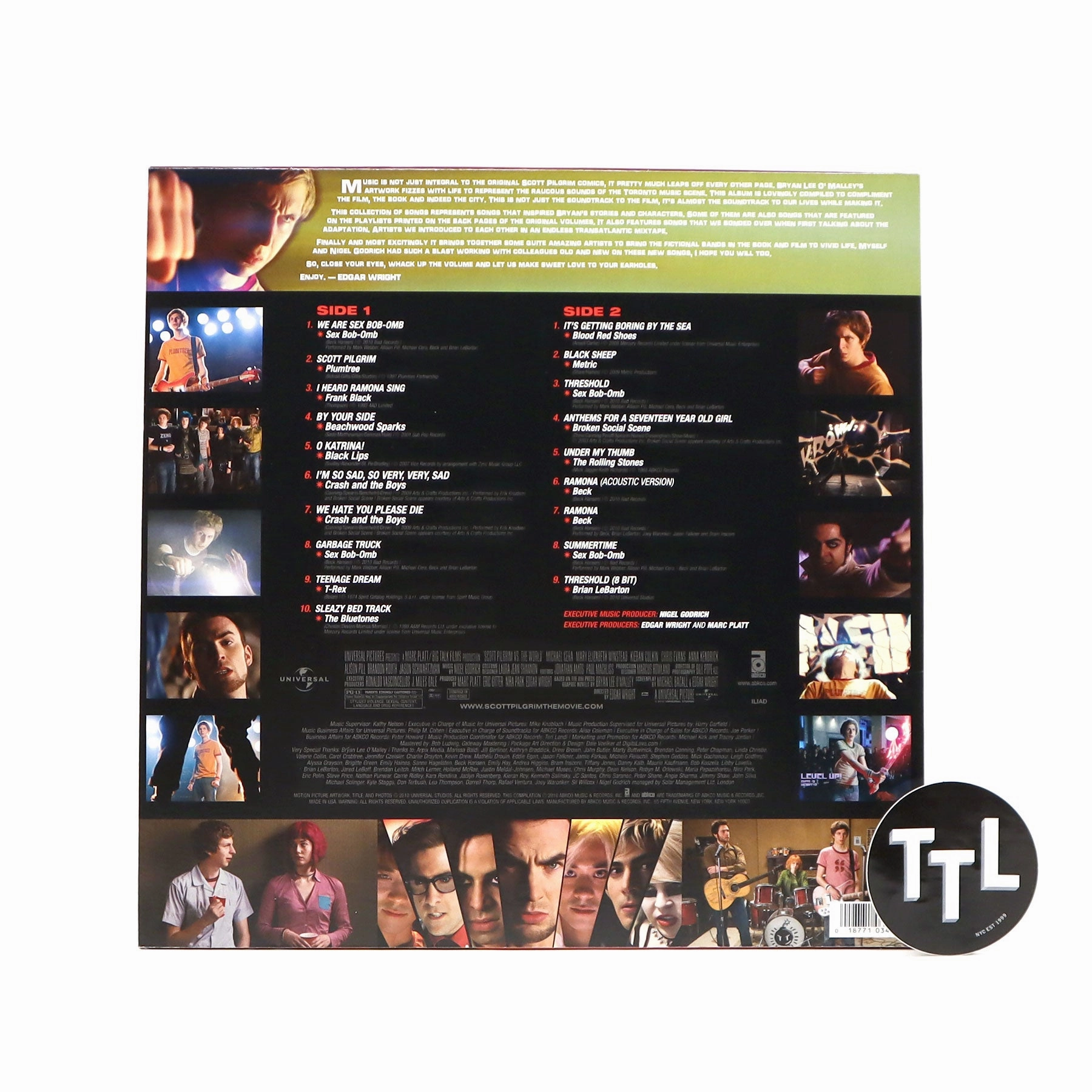 Scott Pilgrim vs. The World: Scott Pilgrim vs. The World Soundtrack (Colored Vinyl) LP