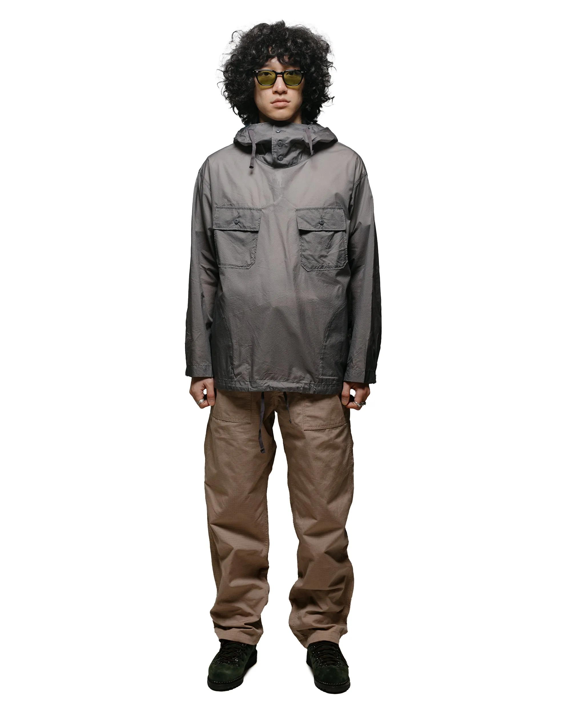Engineered Garments Fatigue Pant Khaki Cotton Ripstop Embellishments Large Pockets