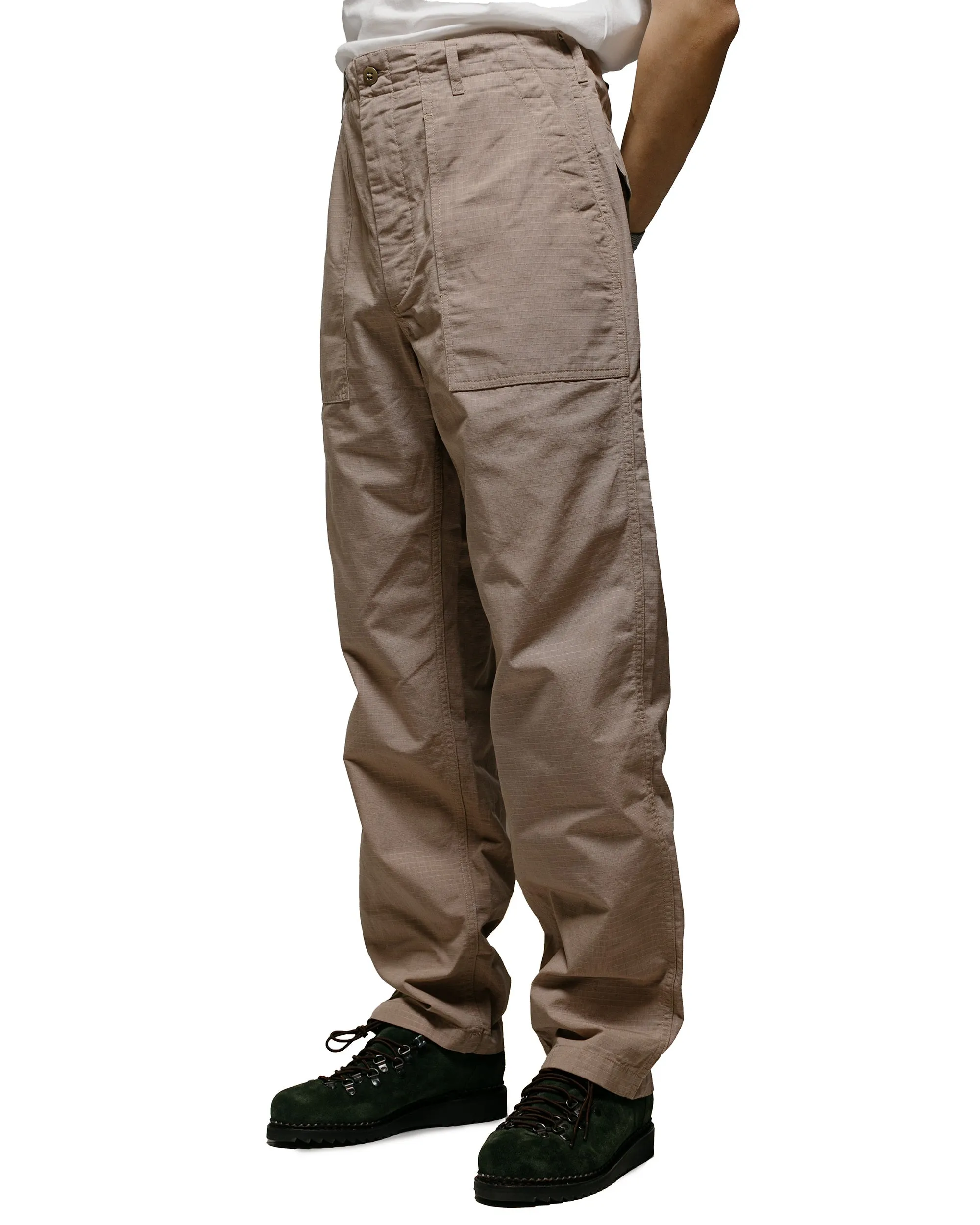 Engineered Garments Fatigue Pant Khaki Cotton Ripstop Food Court Ventilated Panels Index