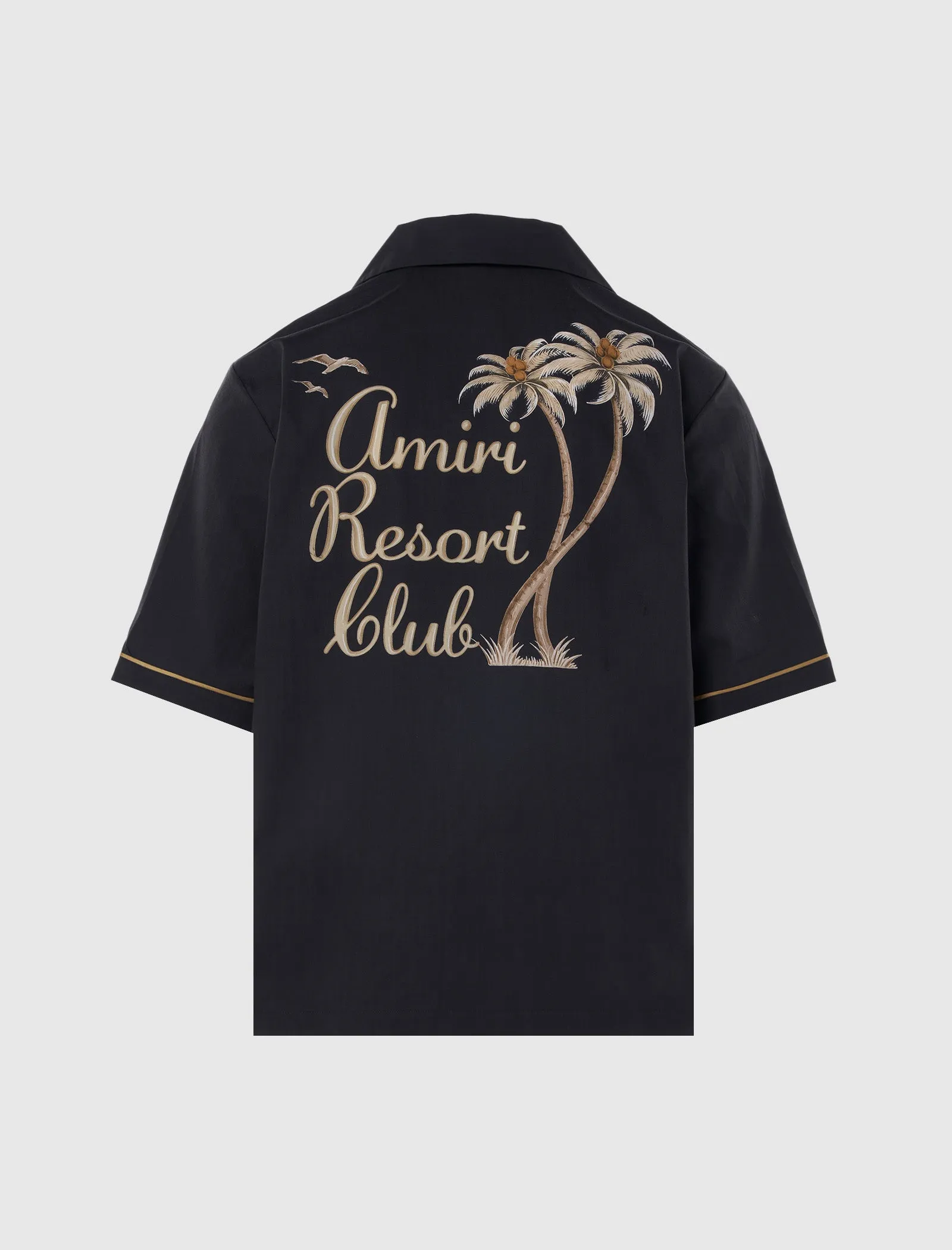 Comfortable Hygroscopic Twisted Palms Shirt