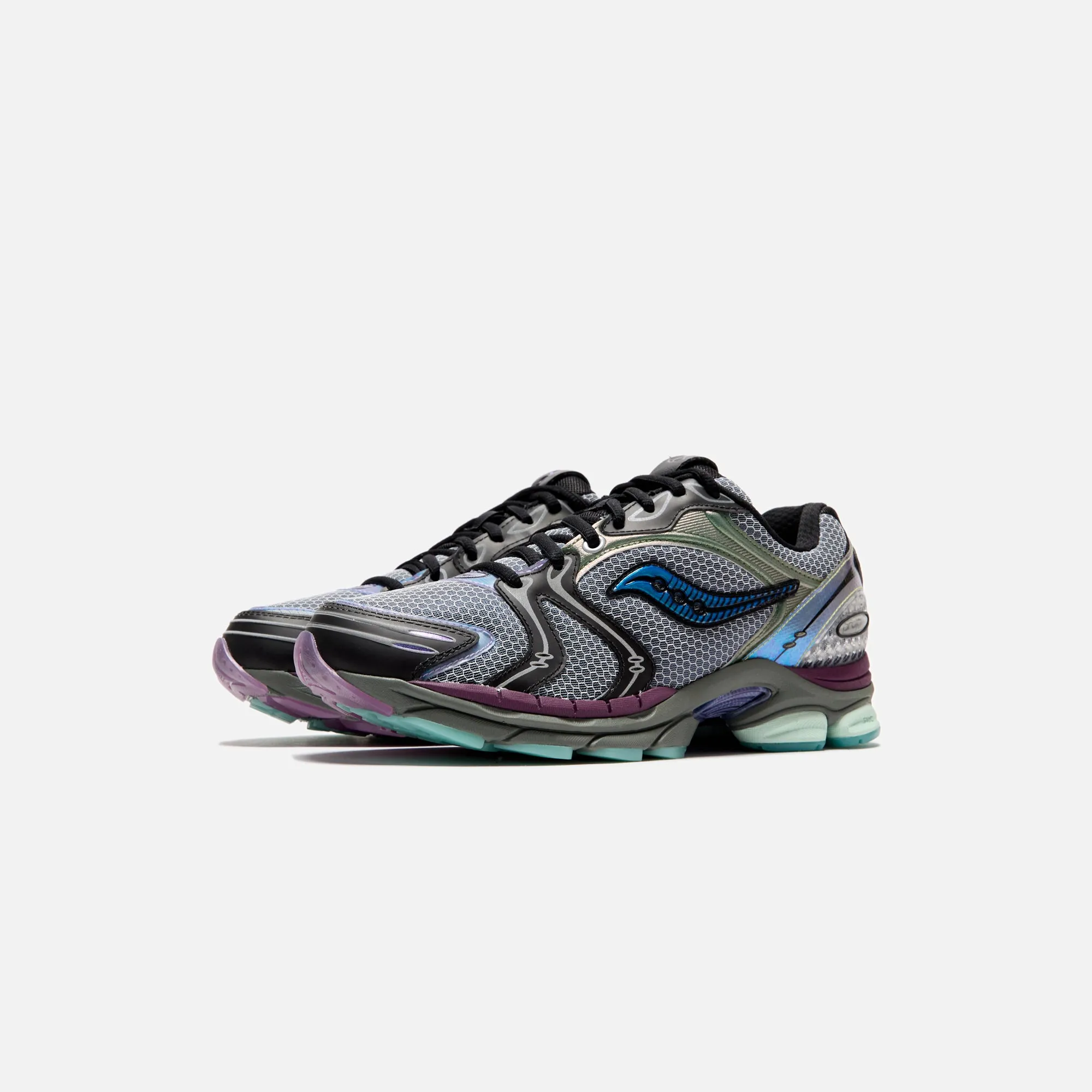 Saucony Progrid Triumph 4 - Navy / Holographic Breathable Stud Foot Toad