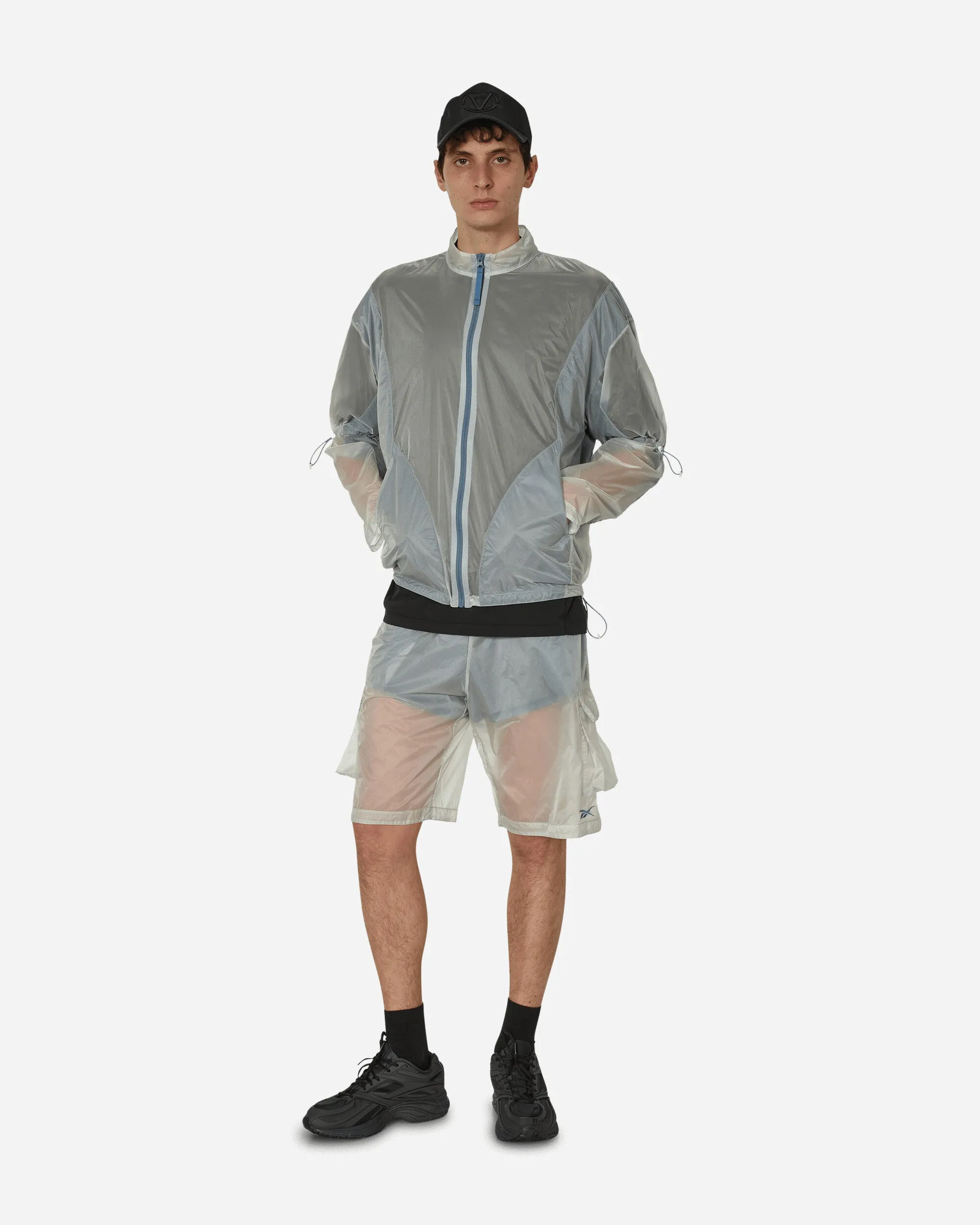 See Through Shorts Crystal Blue Anti - Quantity