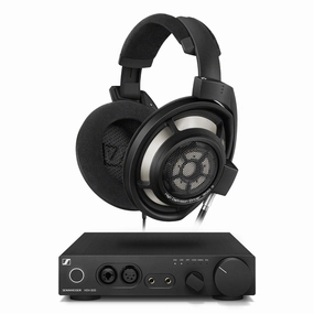 Sennheiser HD 800 S Open-Back Audiophile Headphones and HDV 820 Reference Headphone Amplifier/DAC Bundle hi-fi unbalanced input,hi-fi signal purity,hi-fi acoustic panel