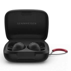 Sennheiser Momentum Sport True Wireless Earbuds with Adaptive Noise Cancellation (Black) hi-fi audio receiver with HDMI,hi-fi speaker terminal,hi-fi home hi-res audio