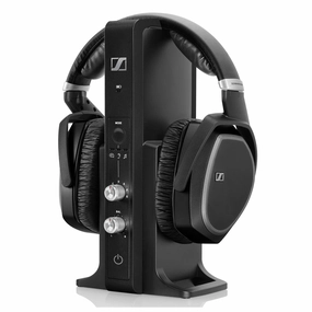 Sennheiser RS195 Over-Ear Closed Headphones (Black) hi-fi unbalanced input,hi-fi signal purity,hi-fi acoustic panel