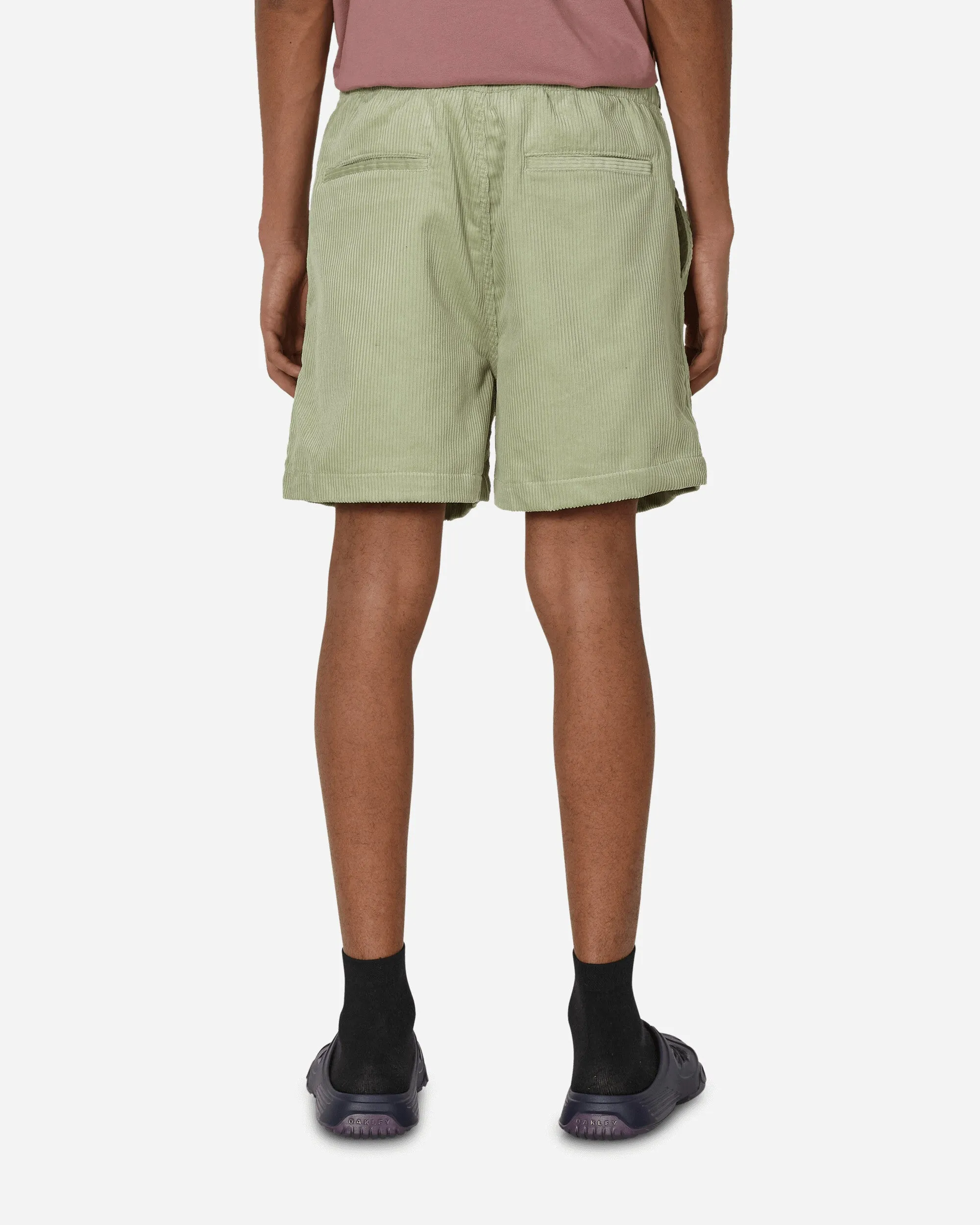 Cord Climber Shorts Lichen Elastic Hem With Elastic Serger
