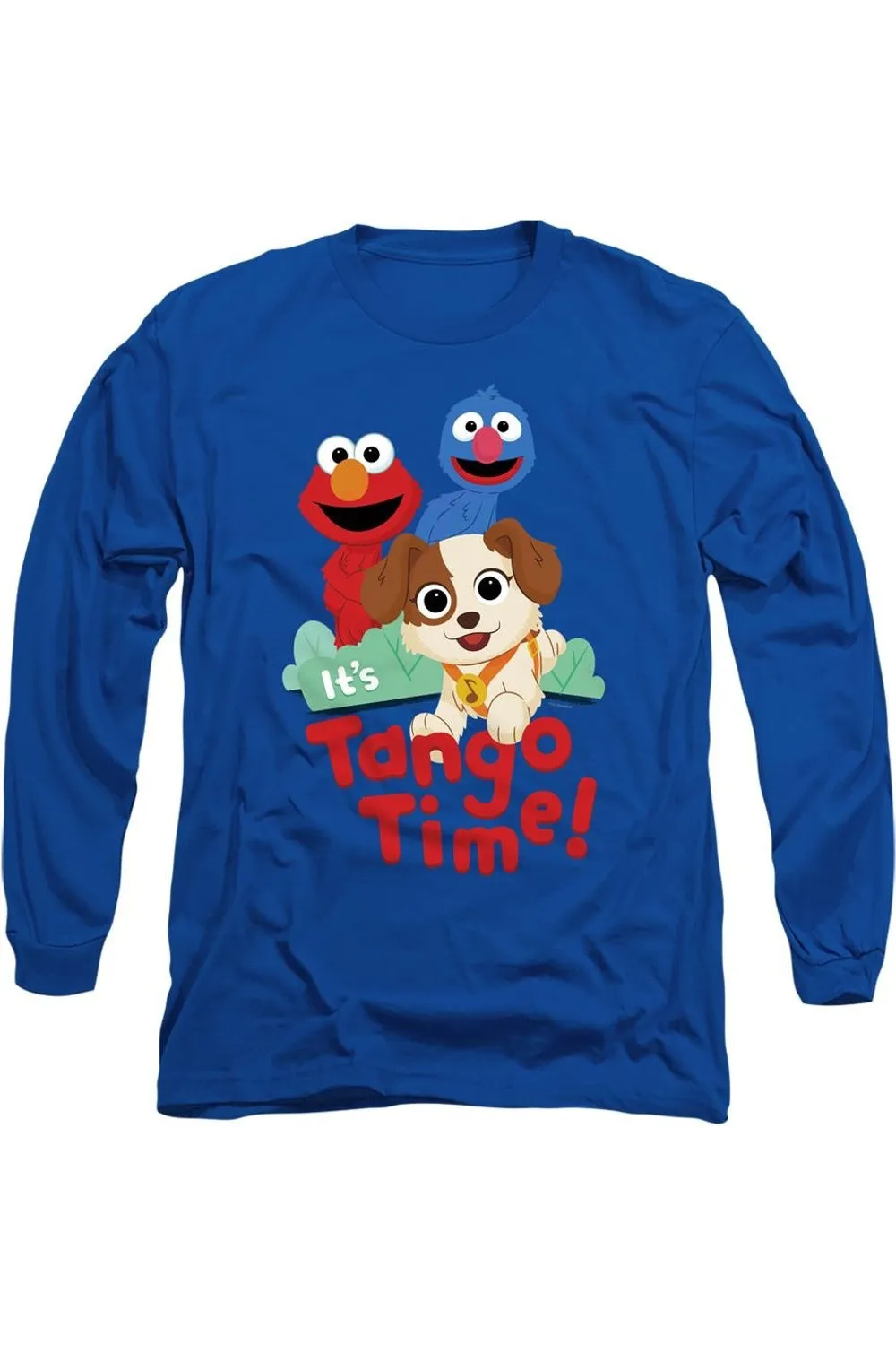 T-shirt manche longue pour adulte Sesame Street Furry Friends Forever Tango Time