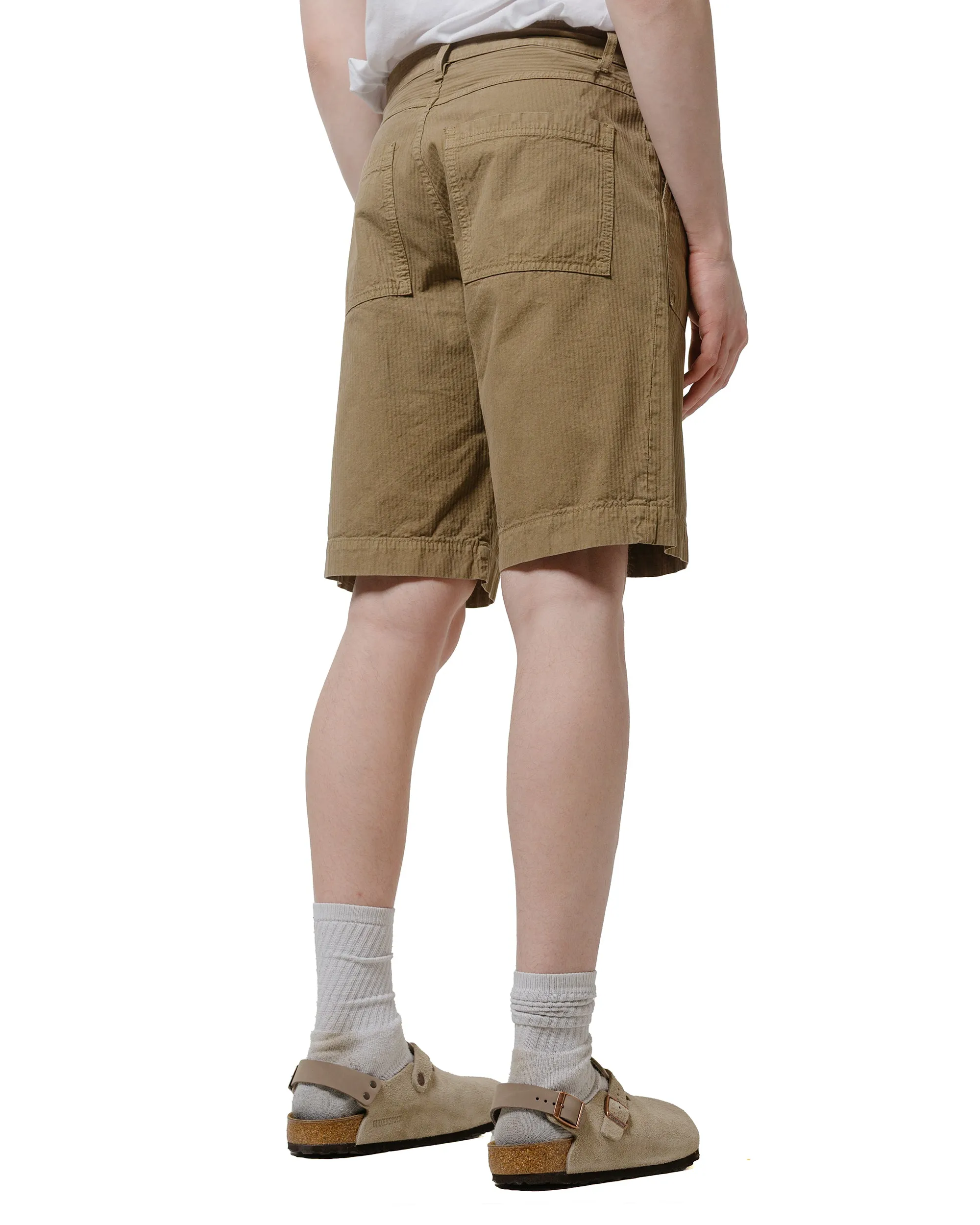 Sunflower Wide Twist Work Short Light Brown Heavy Yarn Effect