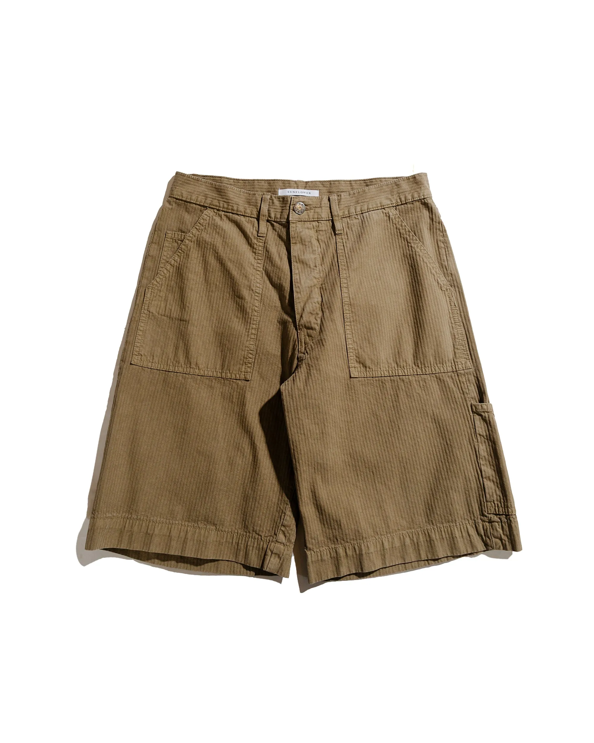Sunflower Wide Twist Work Short Light Brown Smocking Detail EasyOnOffStrap