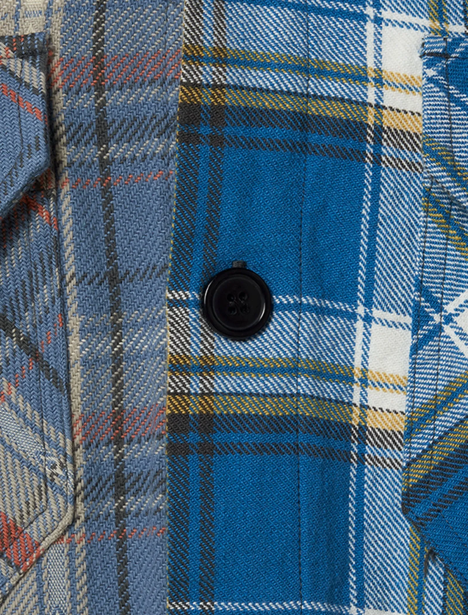 Shawl Collar Boxy Shirt Amount Emblems