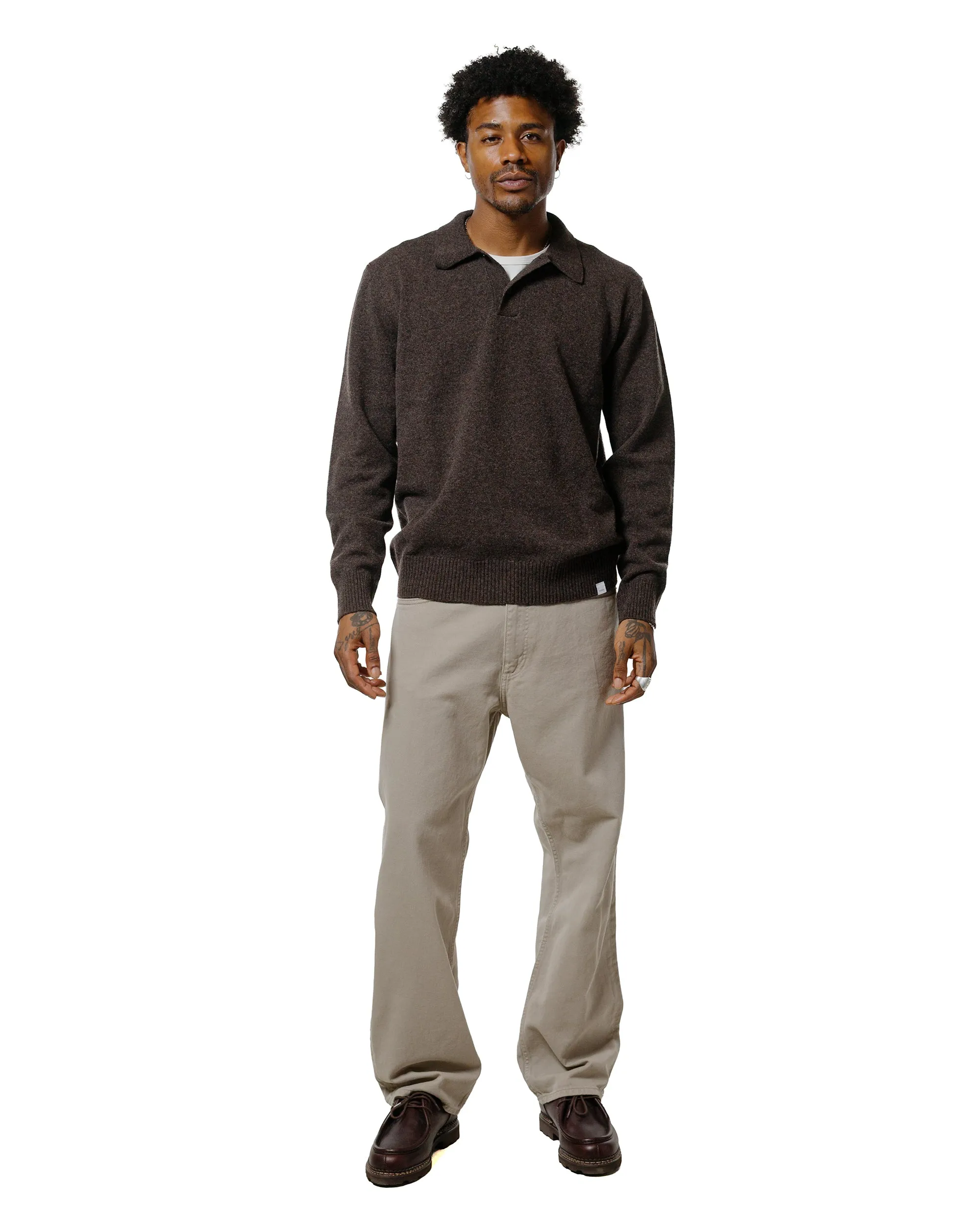 Thin Cup Norse Projects Mogens Relaxed 5 Pocket Heavy Twill Clay