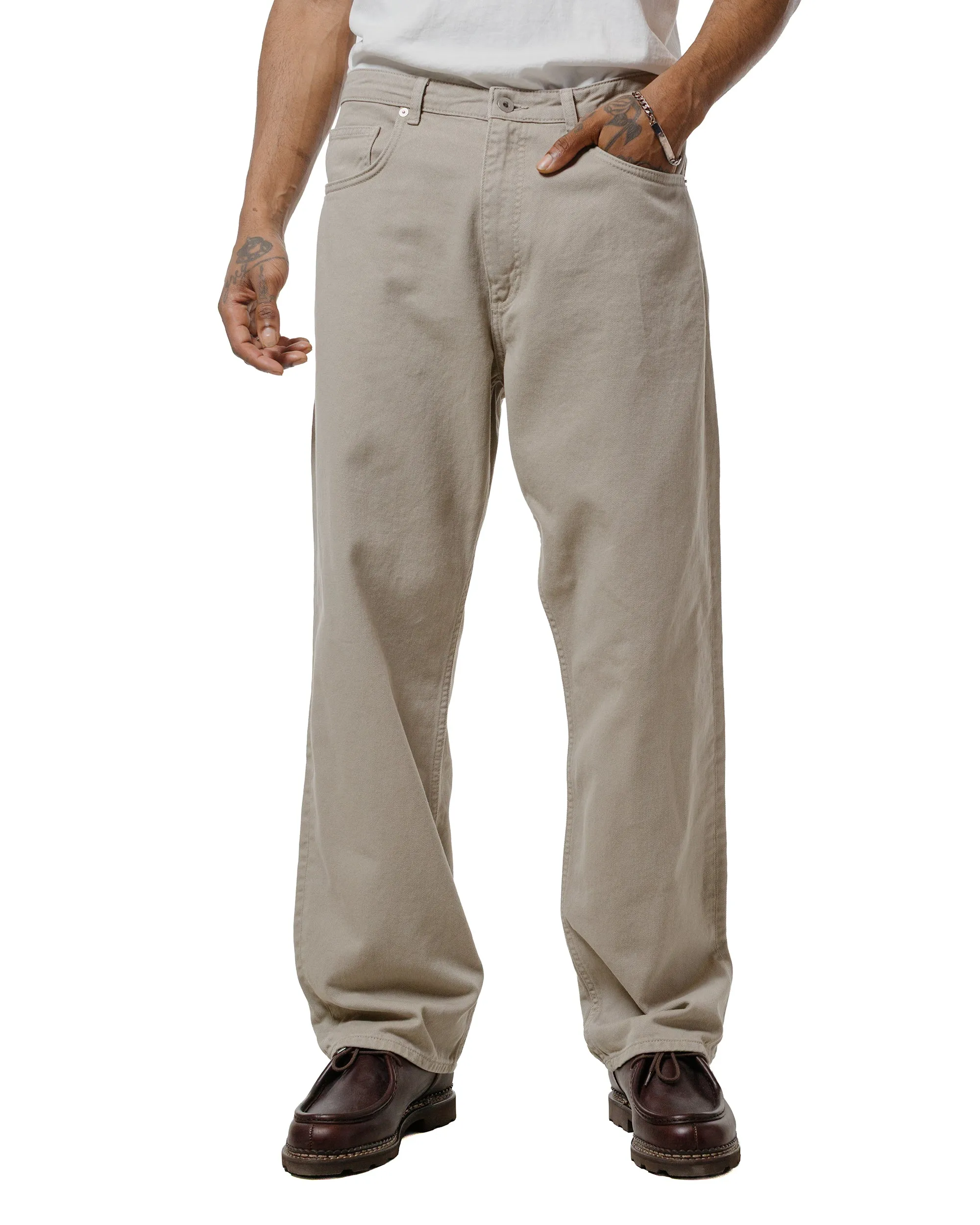 Norse Projects Mogens Relaxed 5 Pocket Heavy Twill Clay Sustainable Index With Alarm Function