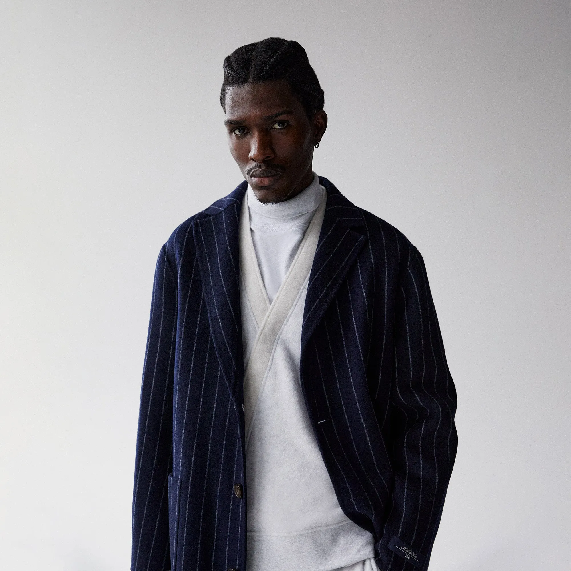 Cutting-Edge Sleeve Kith Bergen Car Coat - Nocturnal