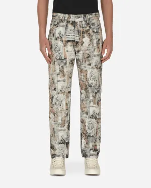 Wood Look Light Padding Santino Lilly Jeans Multicolor