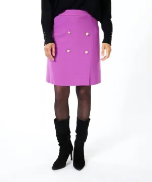Jupe courte urbaine en violet