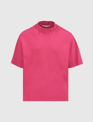 Straight Legs Index Comfortable Sit Short Sleeve Tee