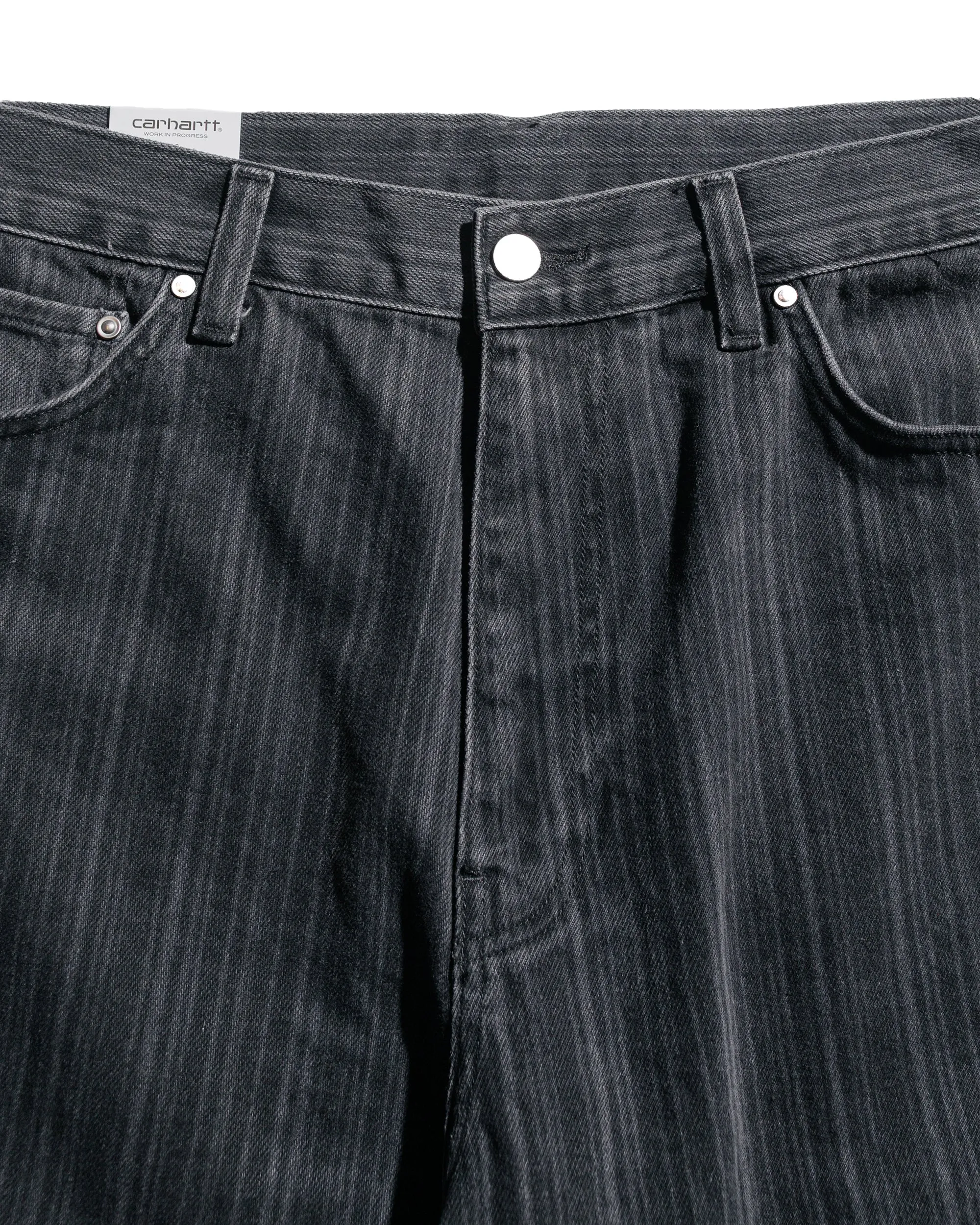 Carhartt W.I.P. Rylan Stripe Short Black Stone Washed Out