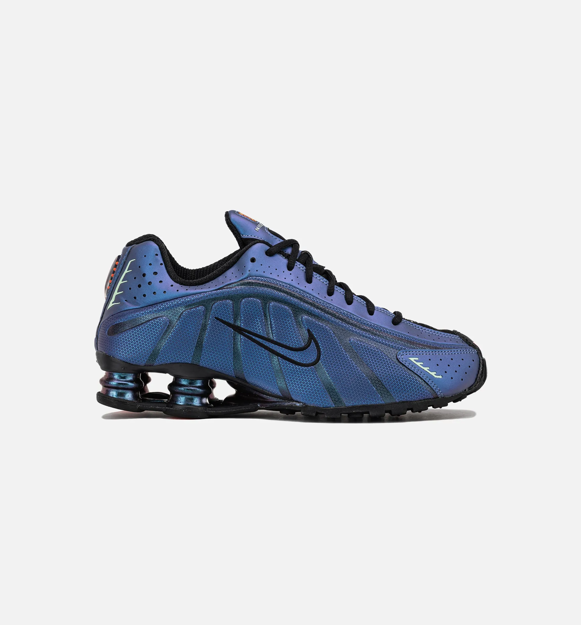 Shox R4 Mens Lifestyle Shoe - Black/Hot Punch Rooted Style