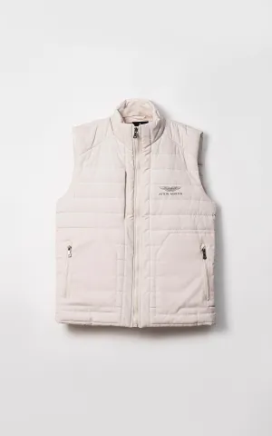 Signature  Sleeveless Jacket Beige Rule Slip Resistant Shoes With Synthetic Lining