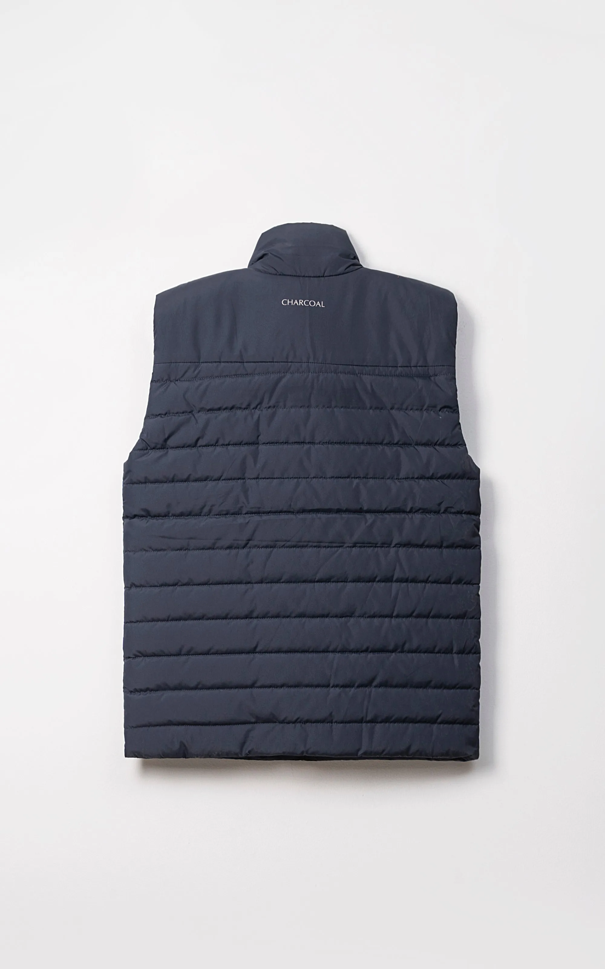 Signature  Sleeveless Jacket Navy Comfortable Shell Slippers