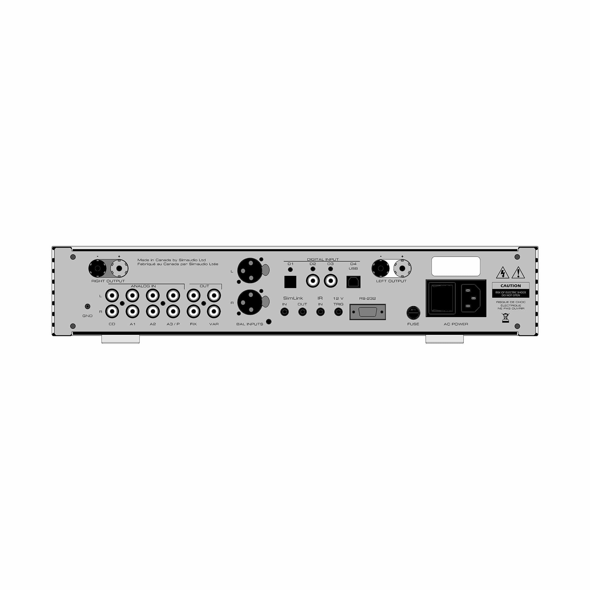 Simaudio MOON 340i D3PX Integrated Amplifier with DSD DAC & Phono Stage