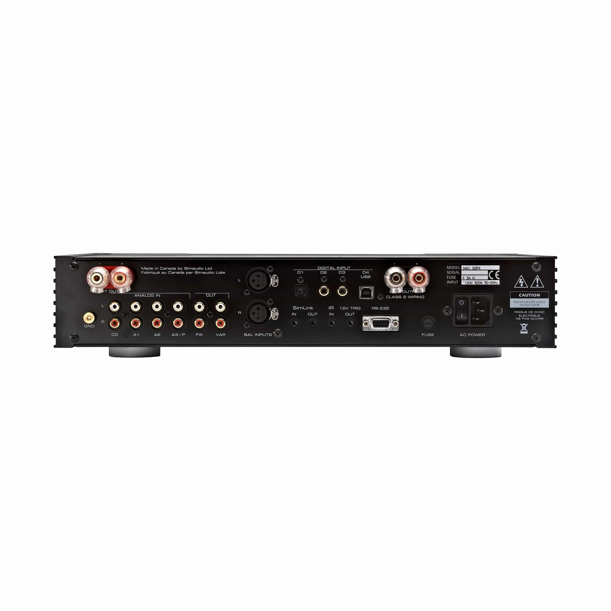 Simaudio MOON 340i D3PX Integrated Amplifier with DSD DAC & Phono Stage