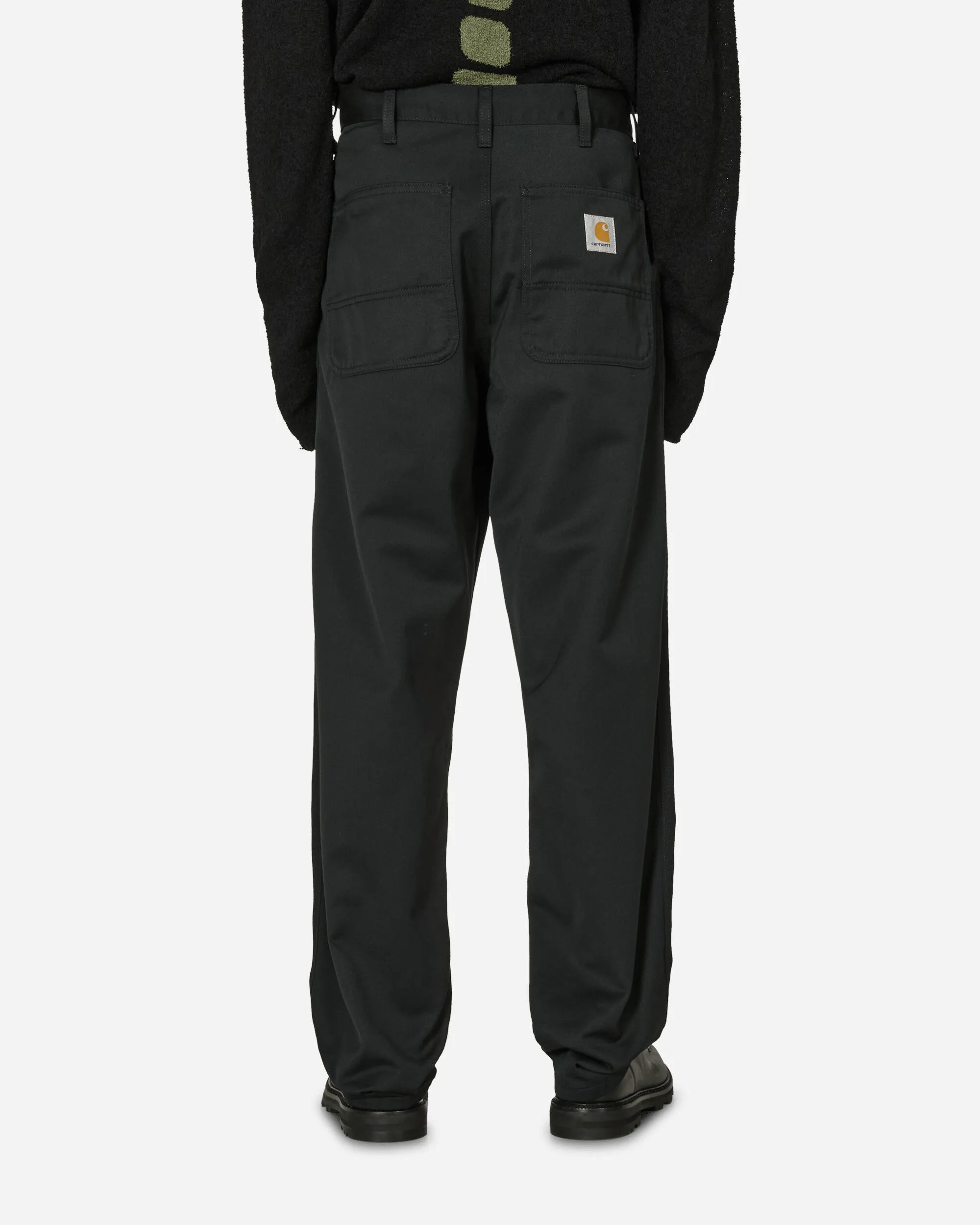 Anti-Deforestation Comfortable For Any Taste Simple Pants Black (Rinsed)