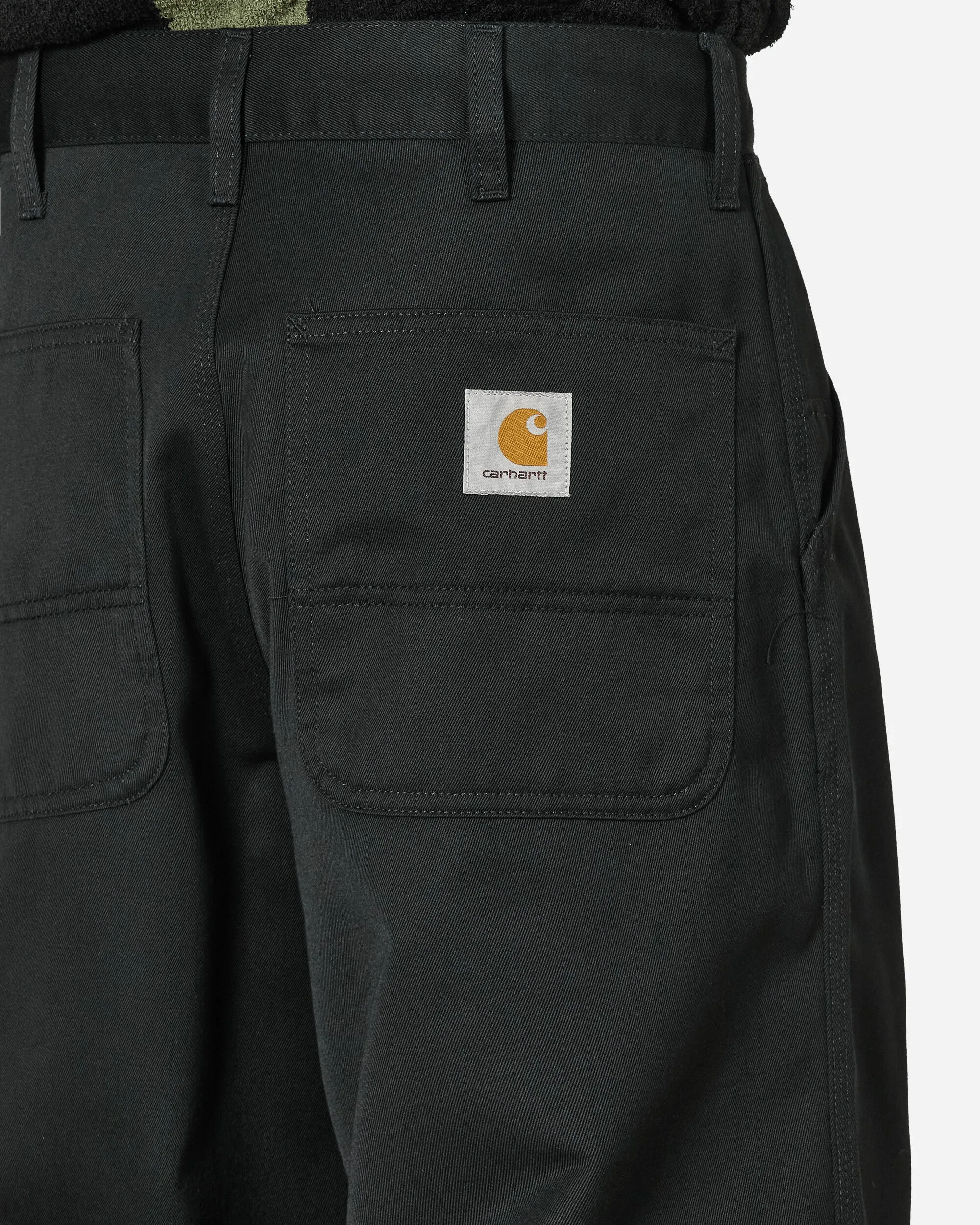Wrap Scarf Work From Home Simple Pants Black (Rinsed)