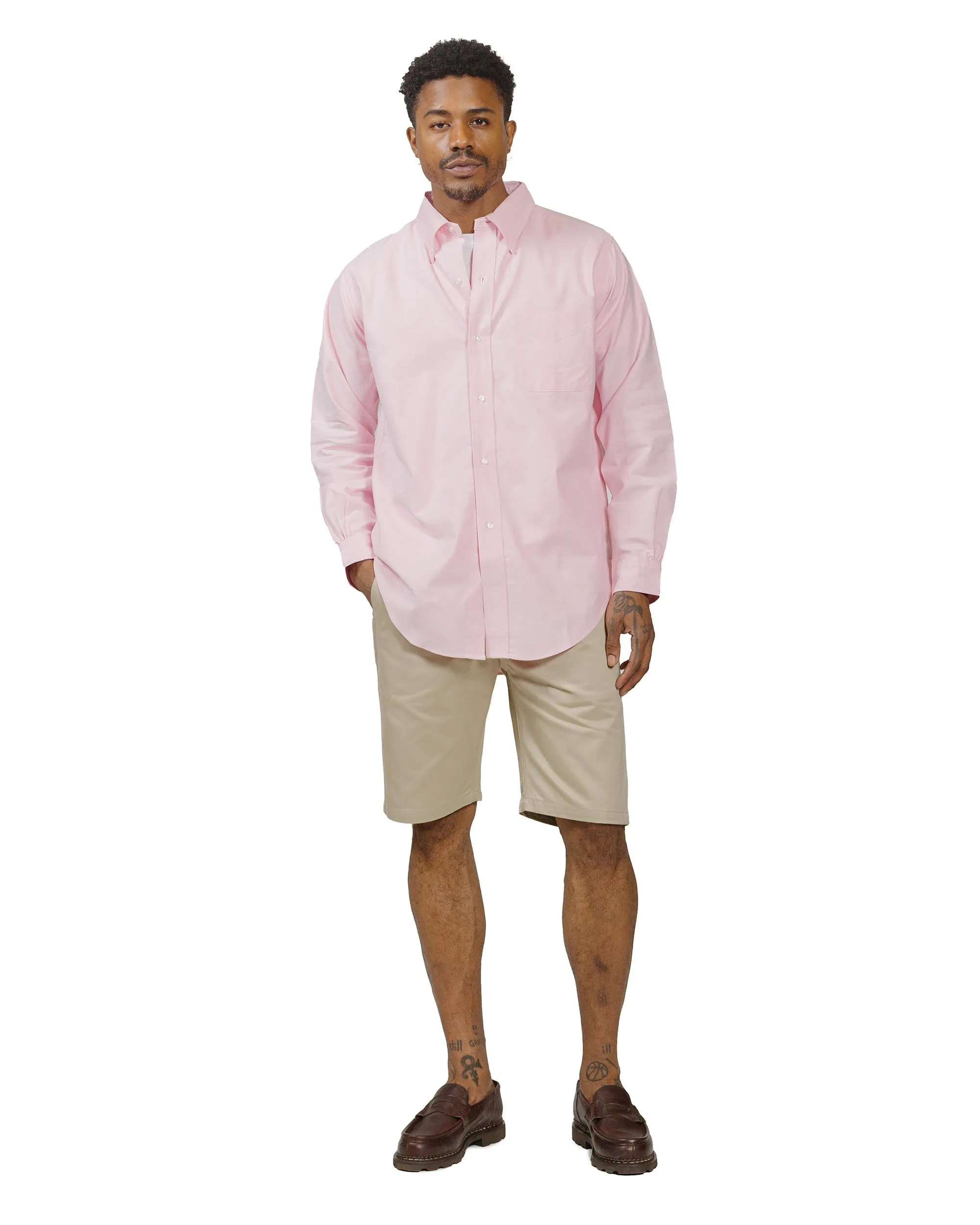The Real Mccoy'S Mp20018 Joe Mccoy Chino Shorts Beige Ear - less Well-Formed Silhouette