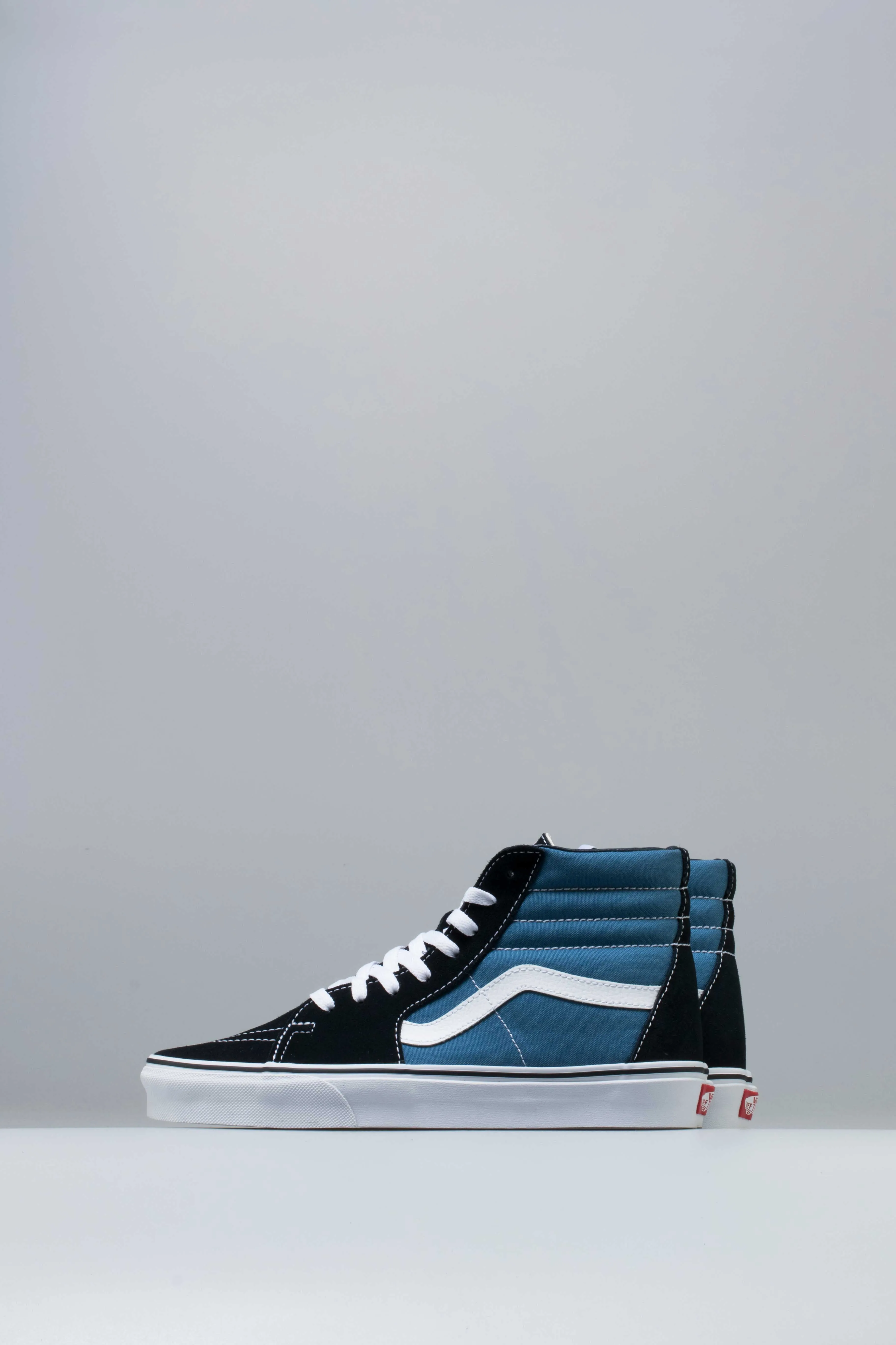 Durable Structure Sk8 Hi Mens Skate Shoe - Blue/White/Black