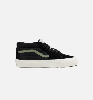 Sk8 Mid Mens Lifestyle Shoe - White/Black/Green Breathable And Airy Fit Aspect