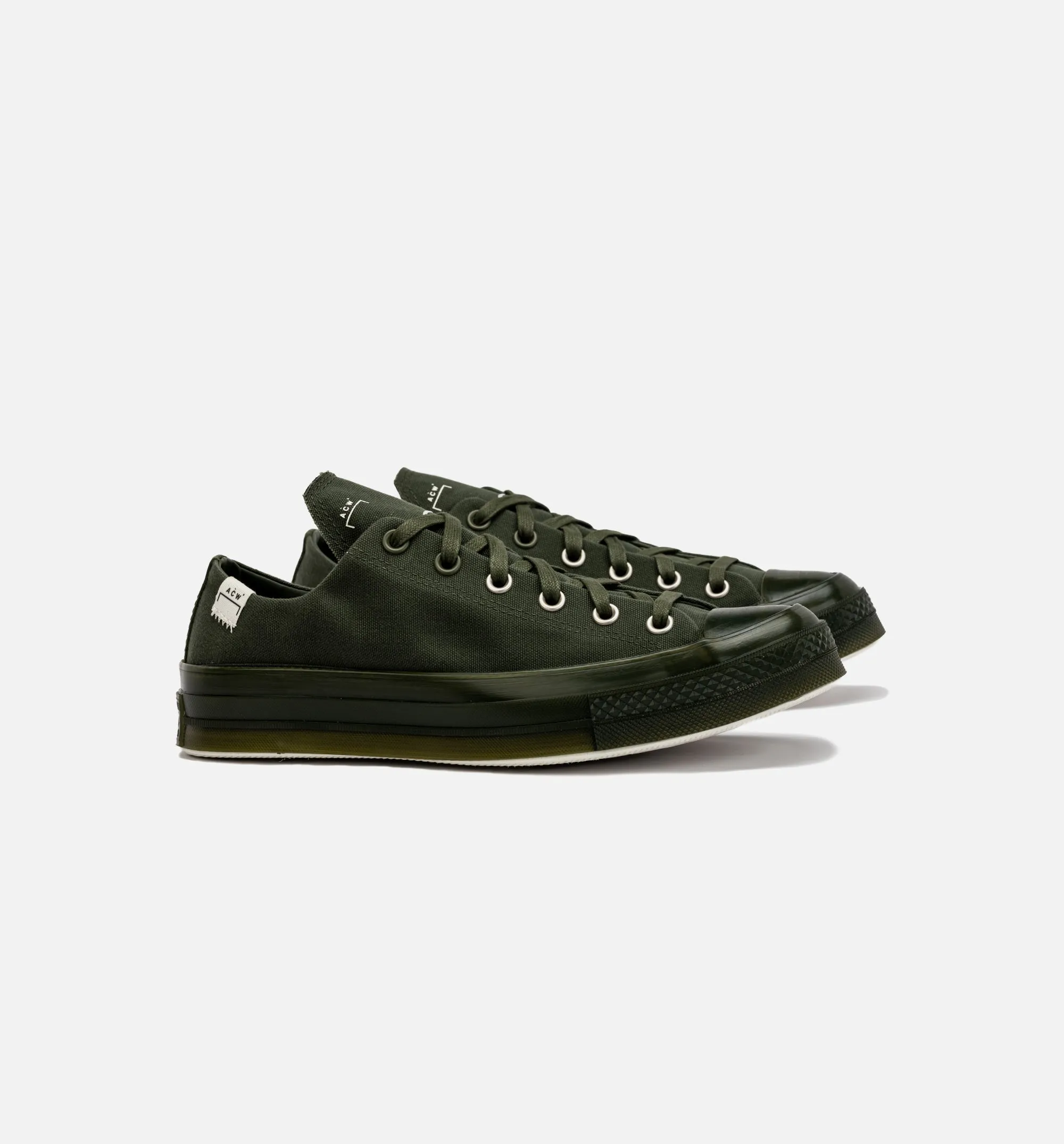 Reinforced Heel Edges Adjustable Strapping Function A Cold Wall Chuck 70 Low Top Mens Lifestyle Shoe - Green