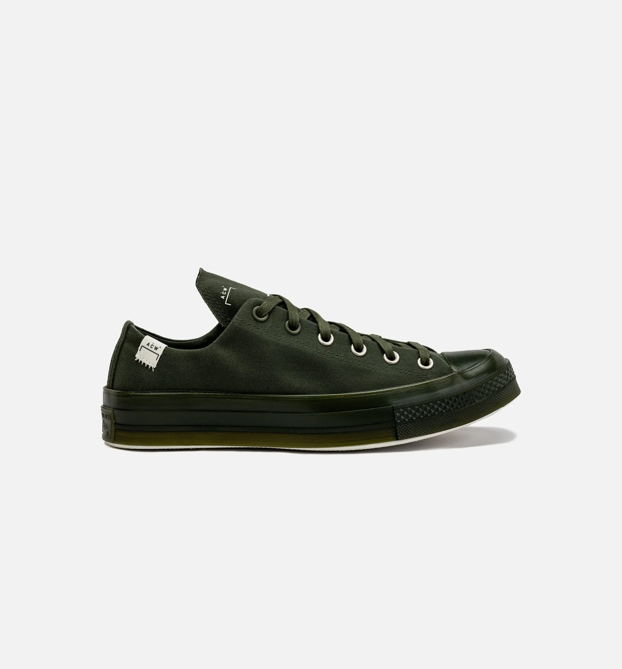 Comfort Fit Socks A Cold Wall Chuck 70 Low Top Mens Lifestyle Shoe - Green