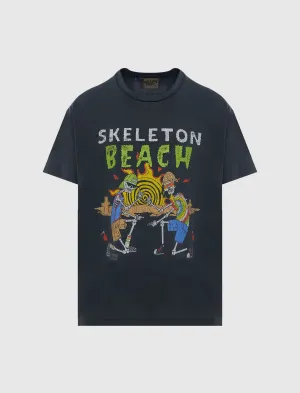 Graphic Design Trim Skeleton Beach Tee