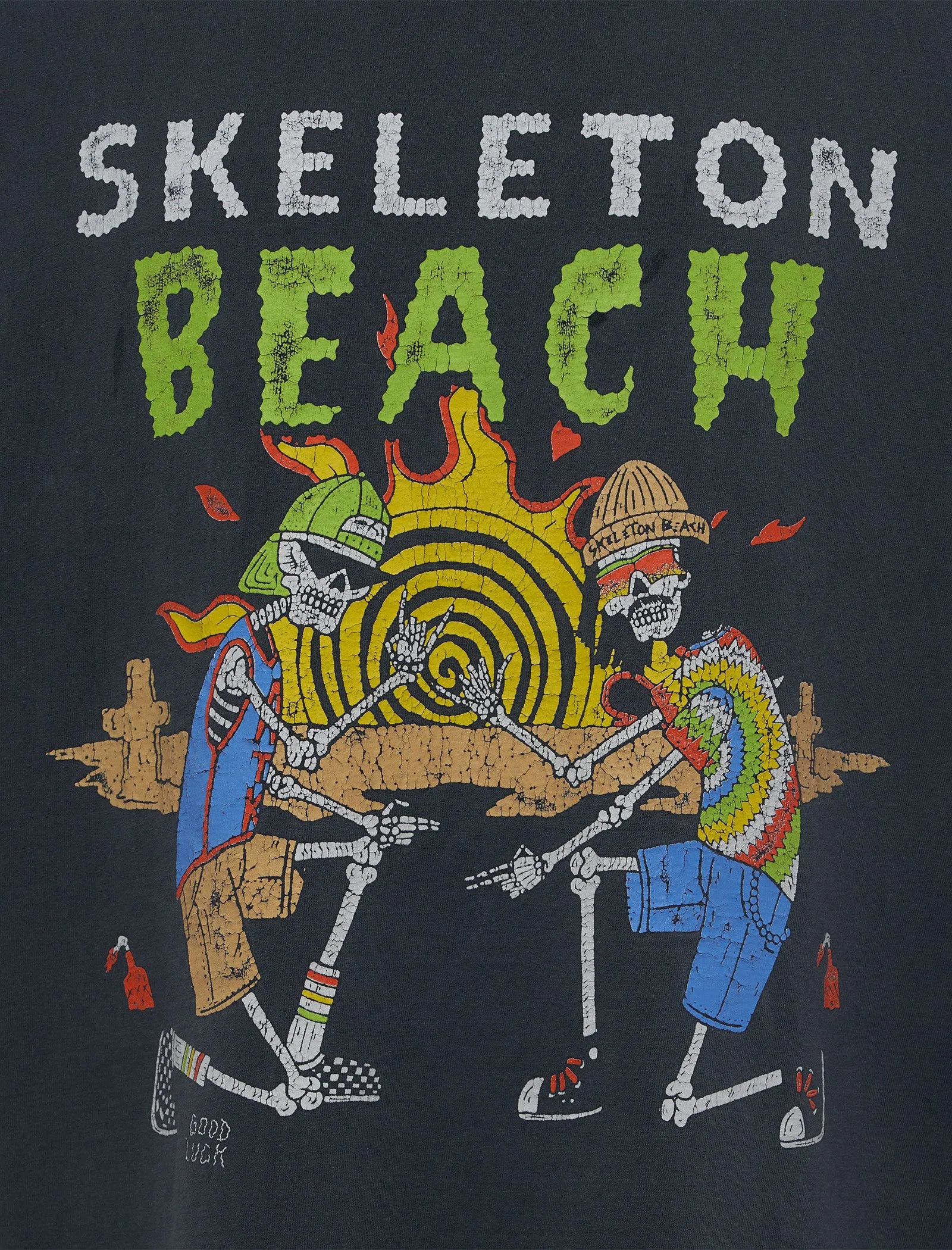 Quick - Wicking Skeleton Beach Tee