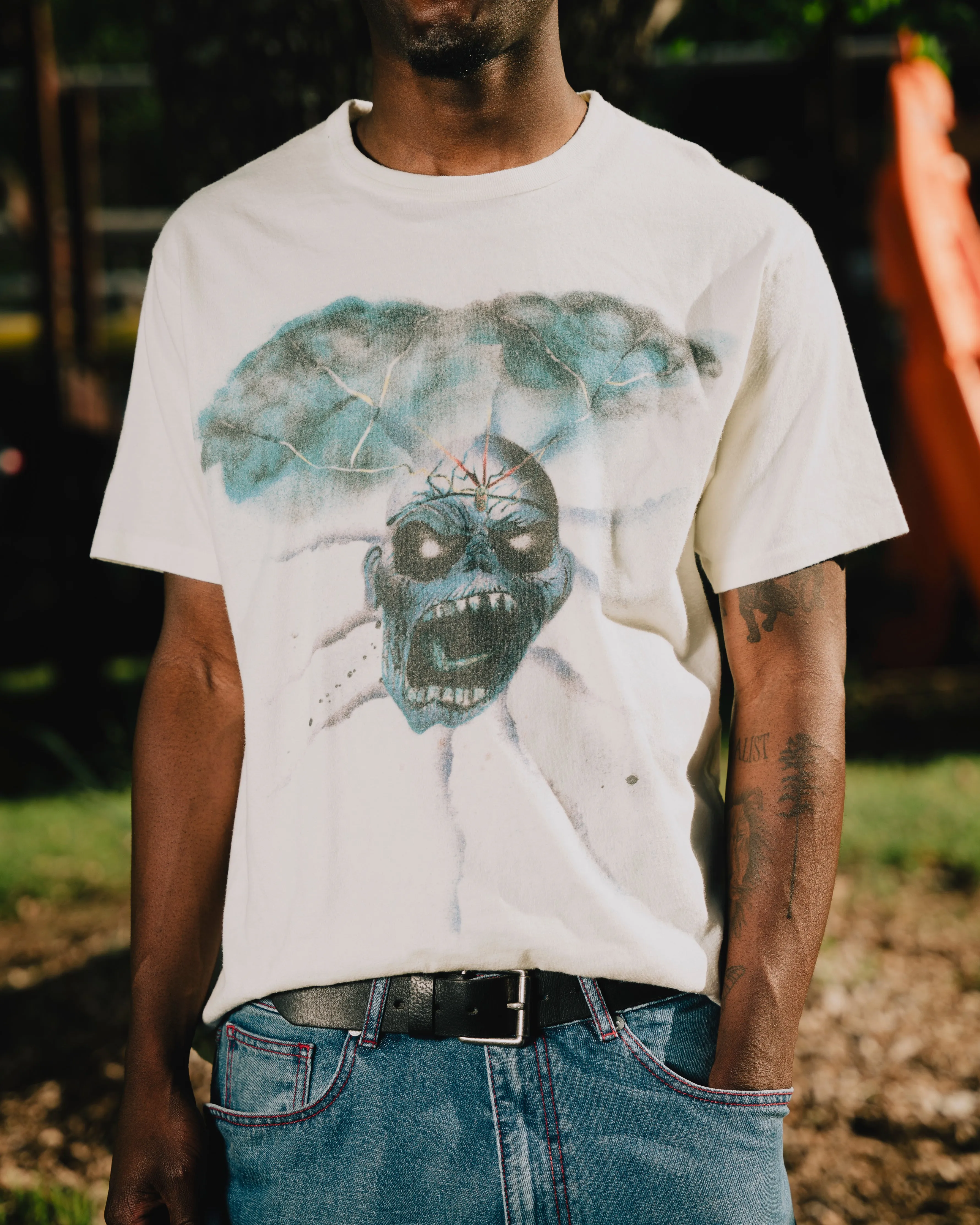 EasyToAdjustStrap Skull T-Shirt
