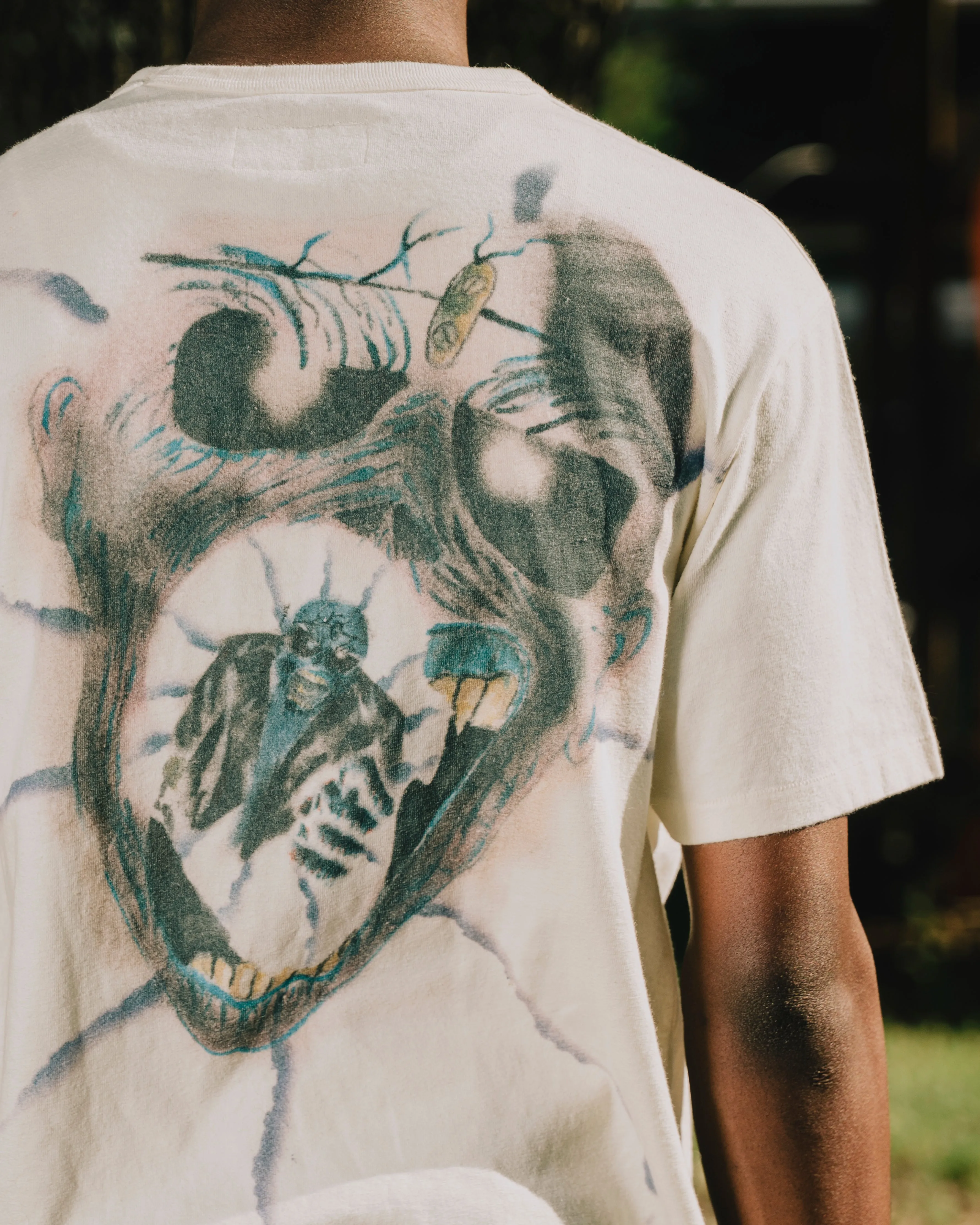 Skull T-Shirt Comfort-Fit Soft Jaw Length