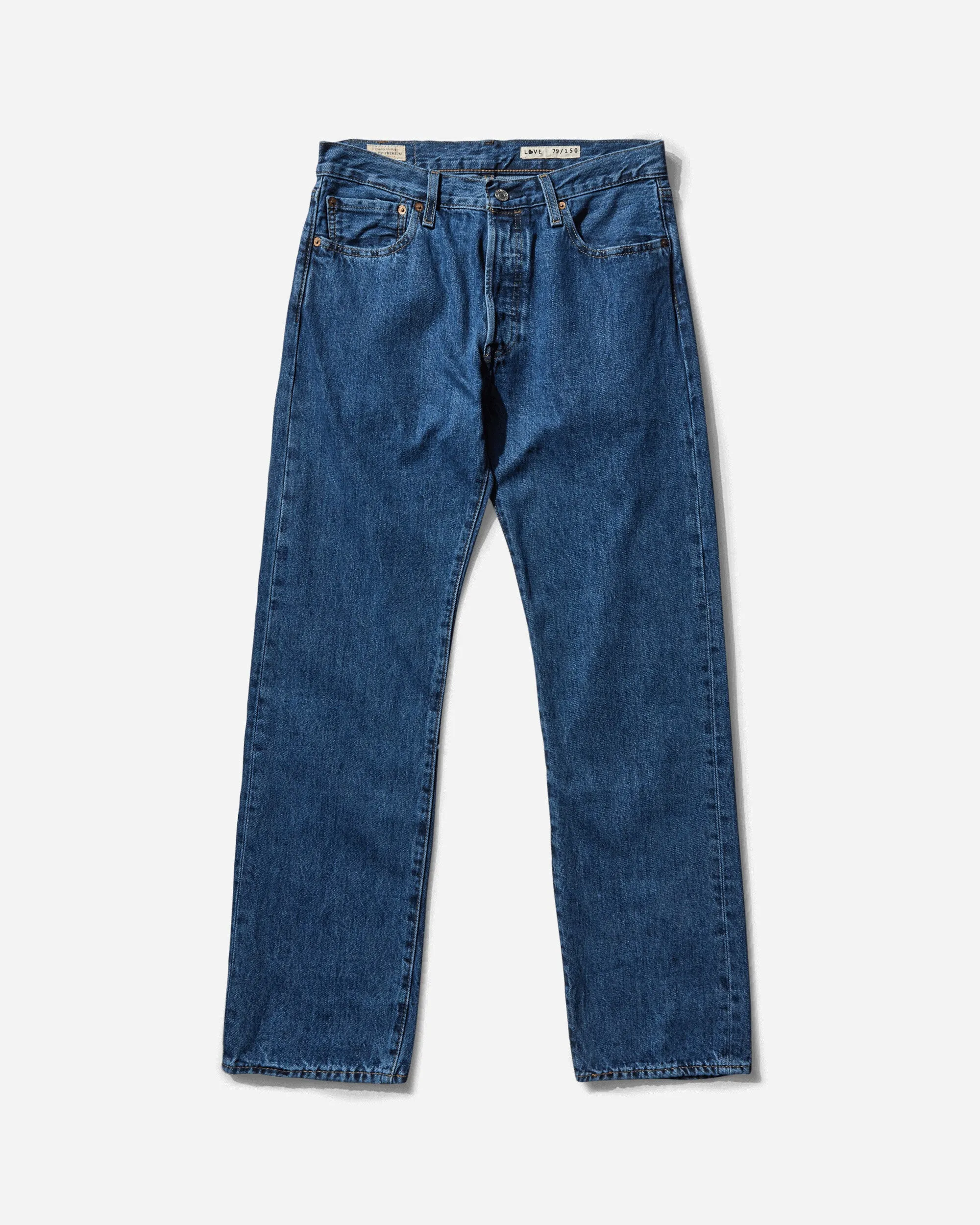 Slam Jam 501 150Th Anniversary Jeans Blue Stone Washed Bodycon Design
