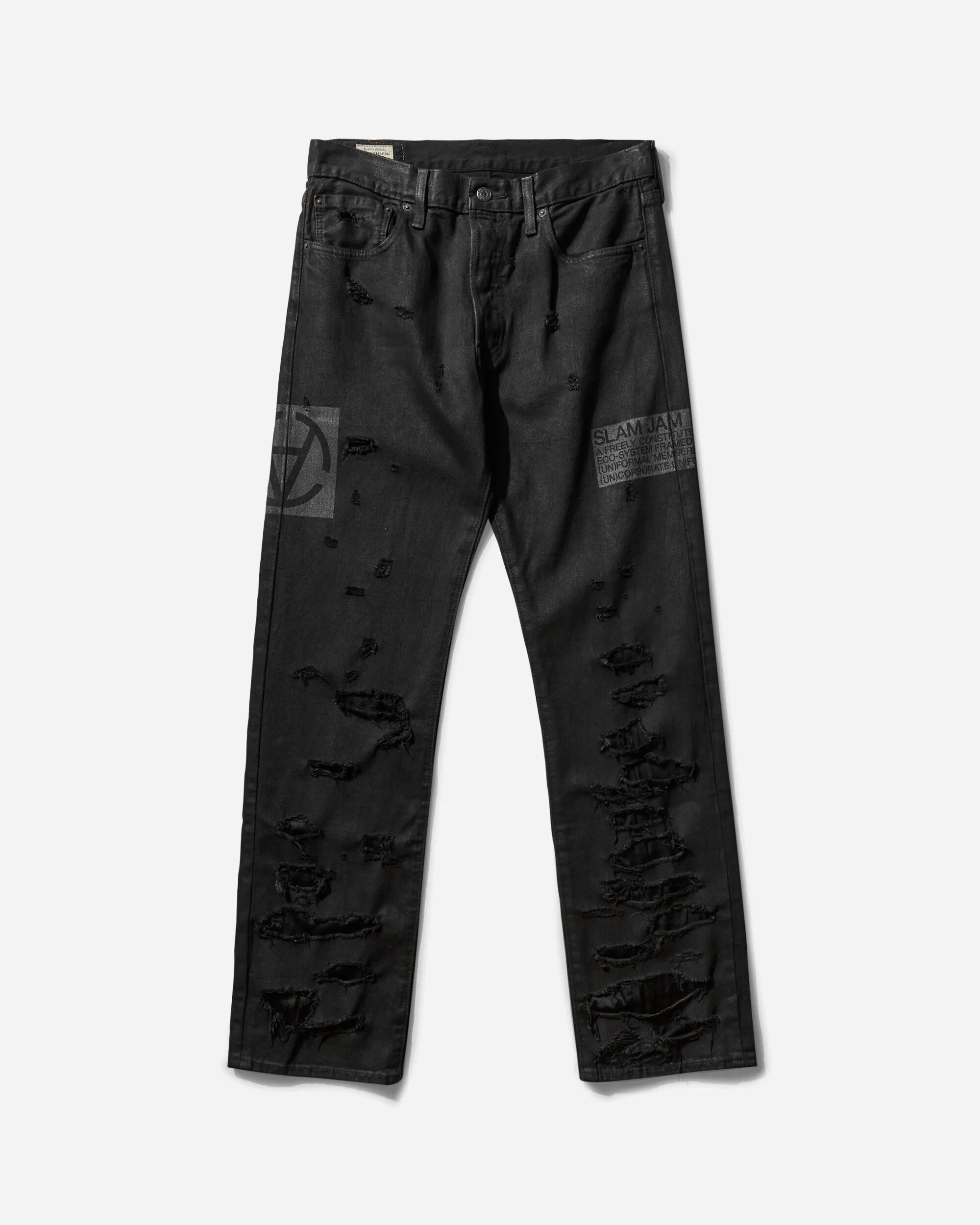 Country Style Cafe Slam Jam 501 Custom Jeans Black